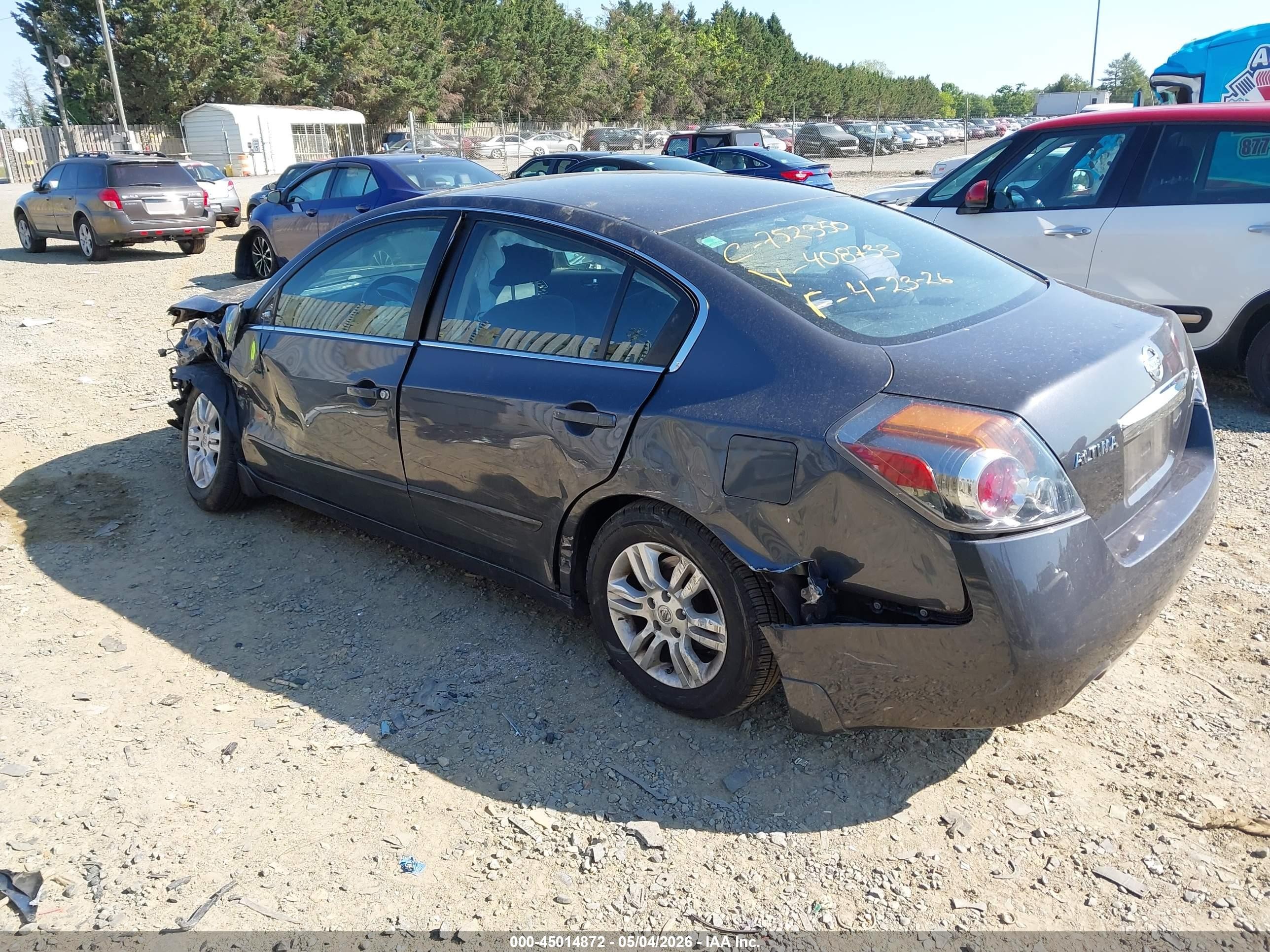 2010 Nissan Altima 2.5 S Gray vin: 1N4AL2AP3AN408733