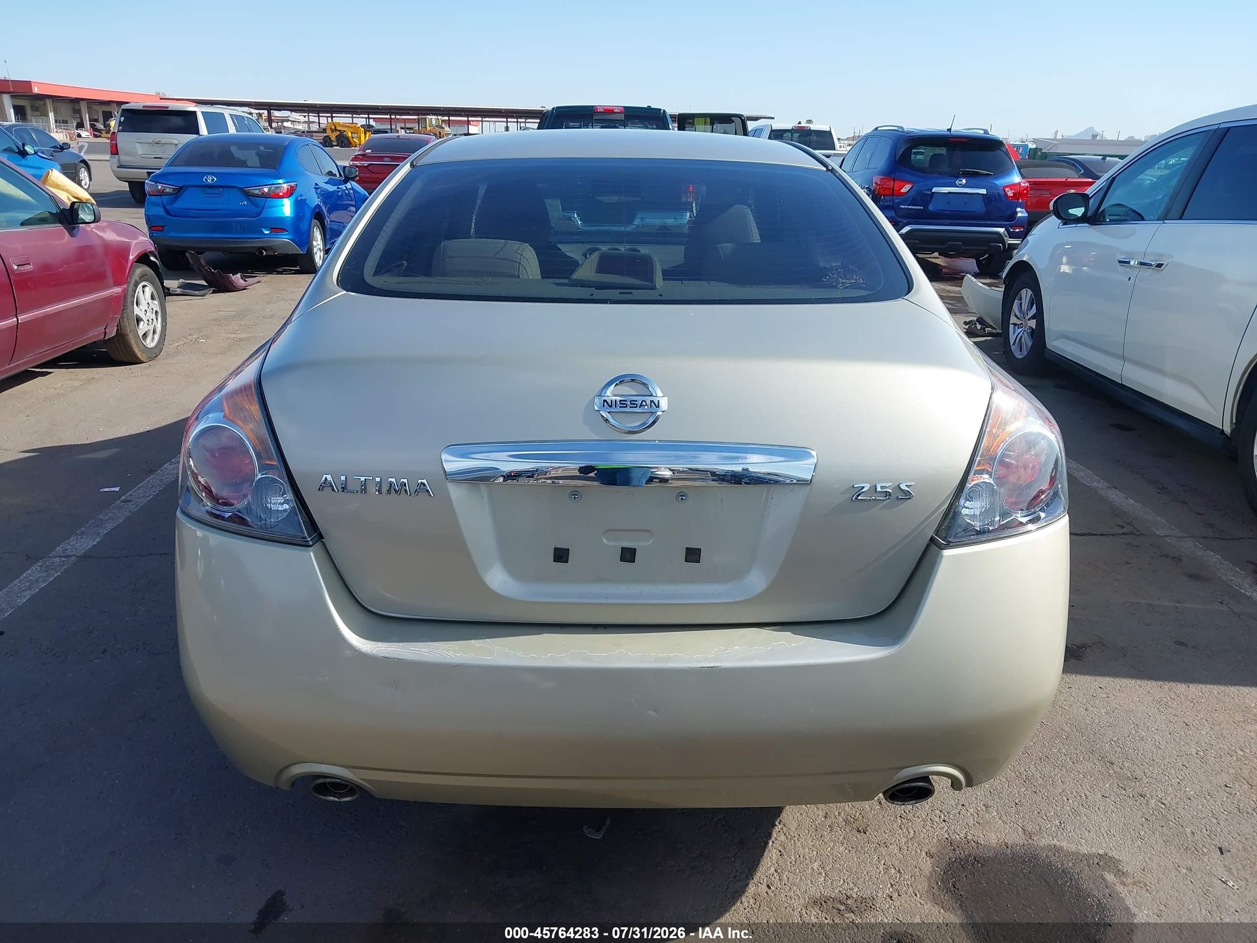 2010 Nissan Altima 2.5 S Beige vin: 1N4AL2AP3AN411213