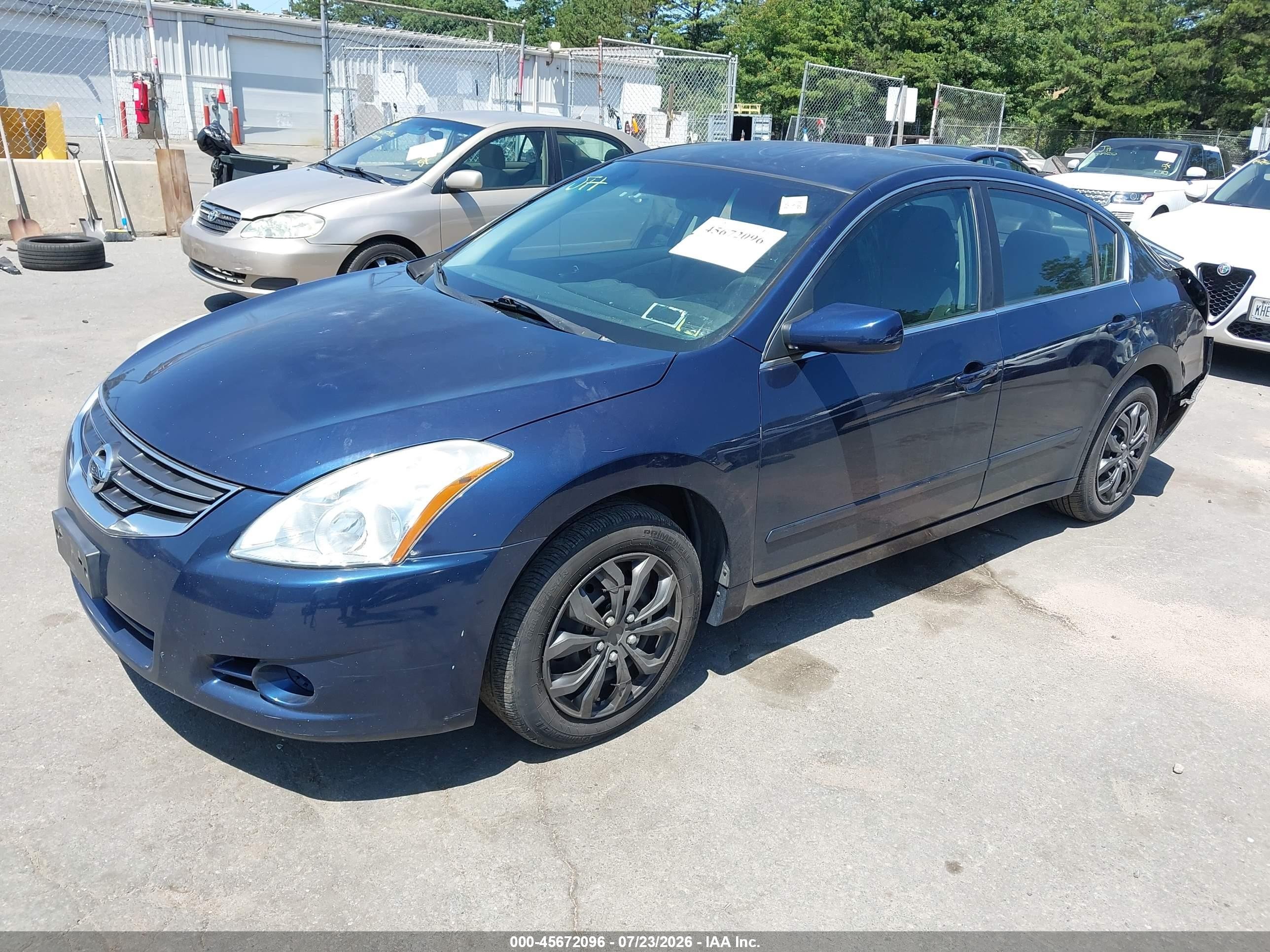 2010 Nissan Altima 2.5 S Blue vin: 1N4AL2AP3AN423491