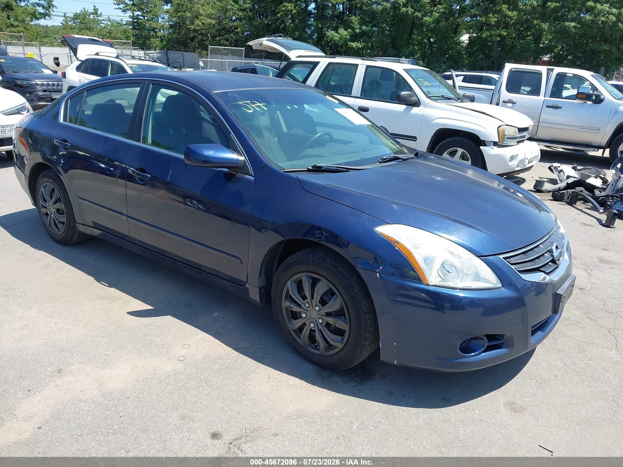 2010 Nissan Altima 2.5 S Blue vin: 1N4AL2AP3AN423491