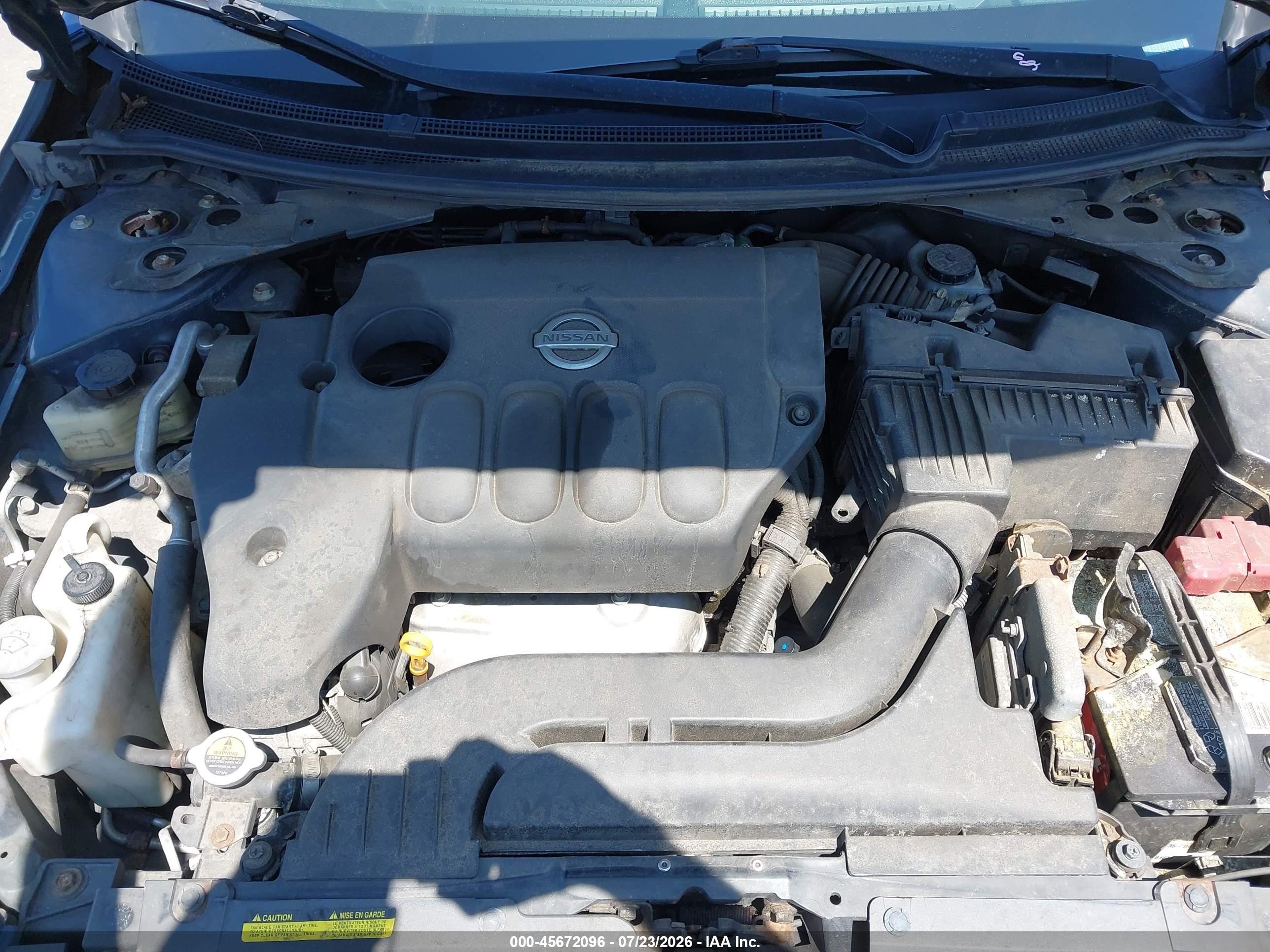 2010 Nissan Altima 2.5 S Blue vin: 1N4AL2AP3AN423491