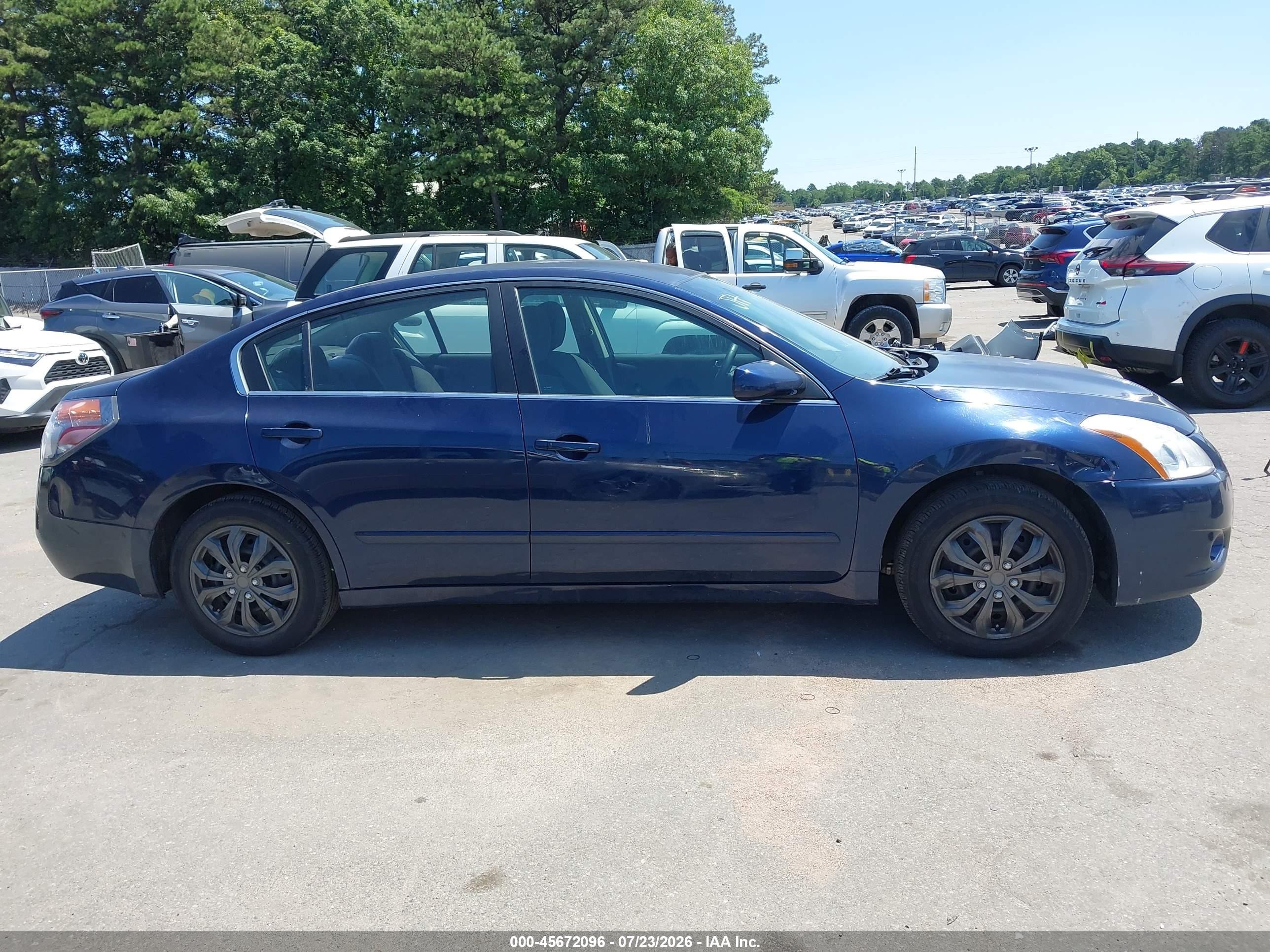 2010 Nissan Altima 2.5 S Blue vin: 1N4AL2AP3AN423491