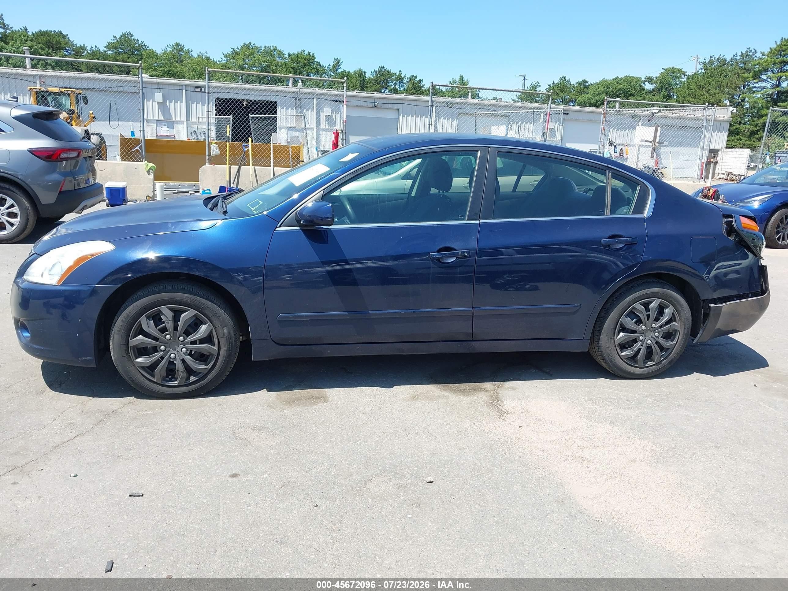 2010 Nissan Altima 2.5 S Blue vin: 1N4AL2AP3AN423491
