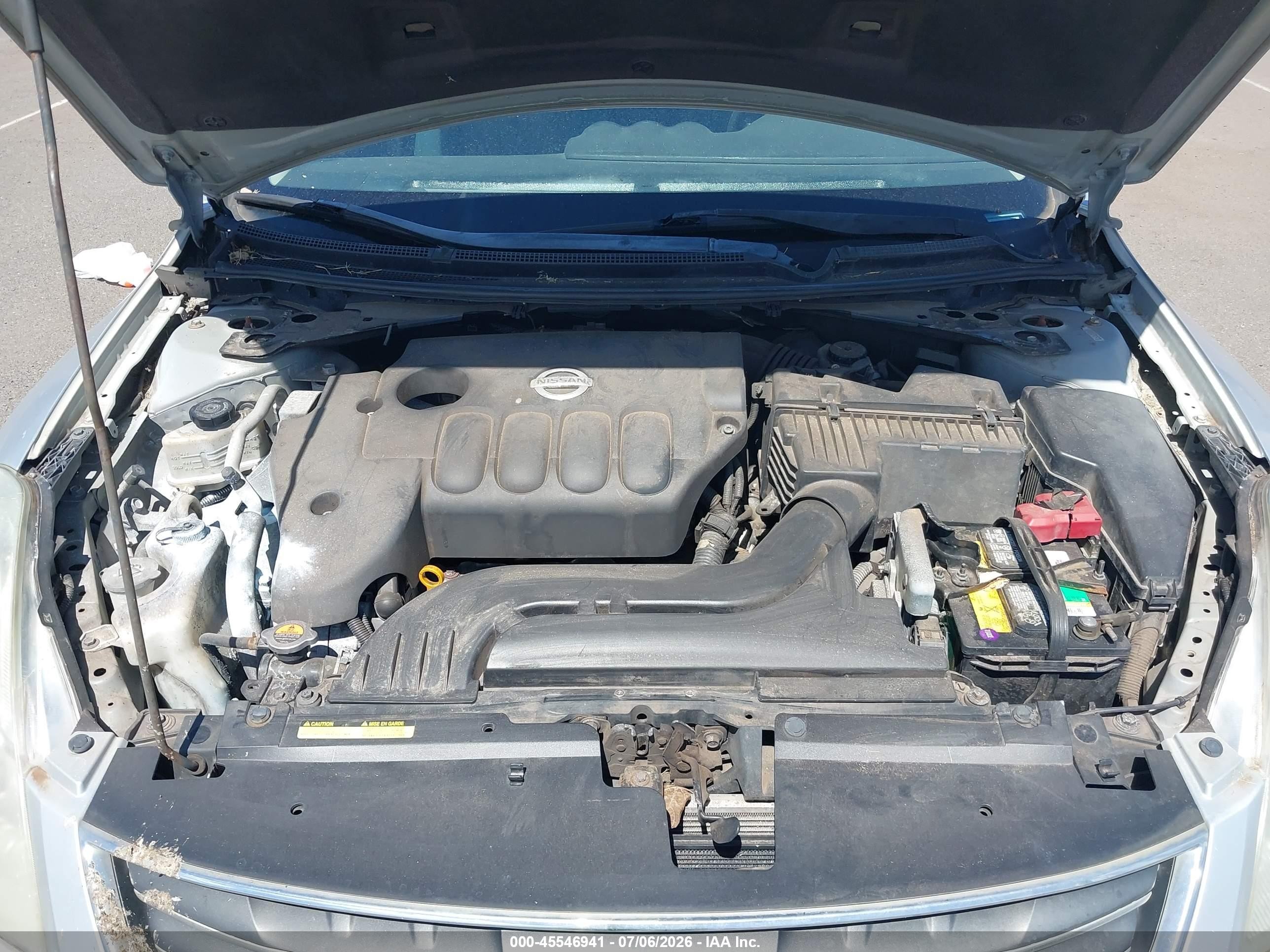2010 Nissan Altima 2.5 S Silver vin: 1N4AL2AP3AN437021