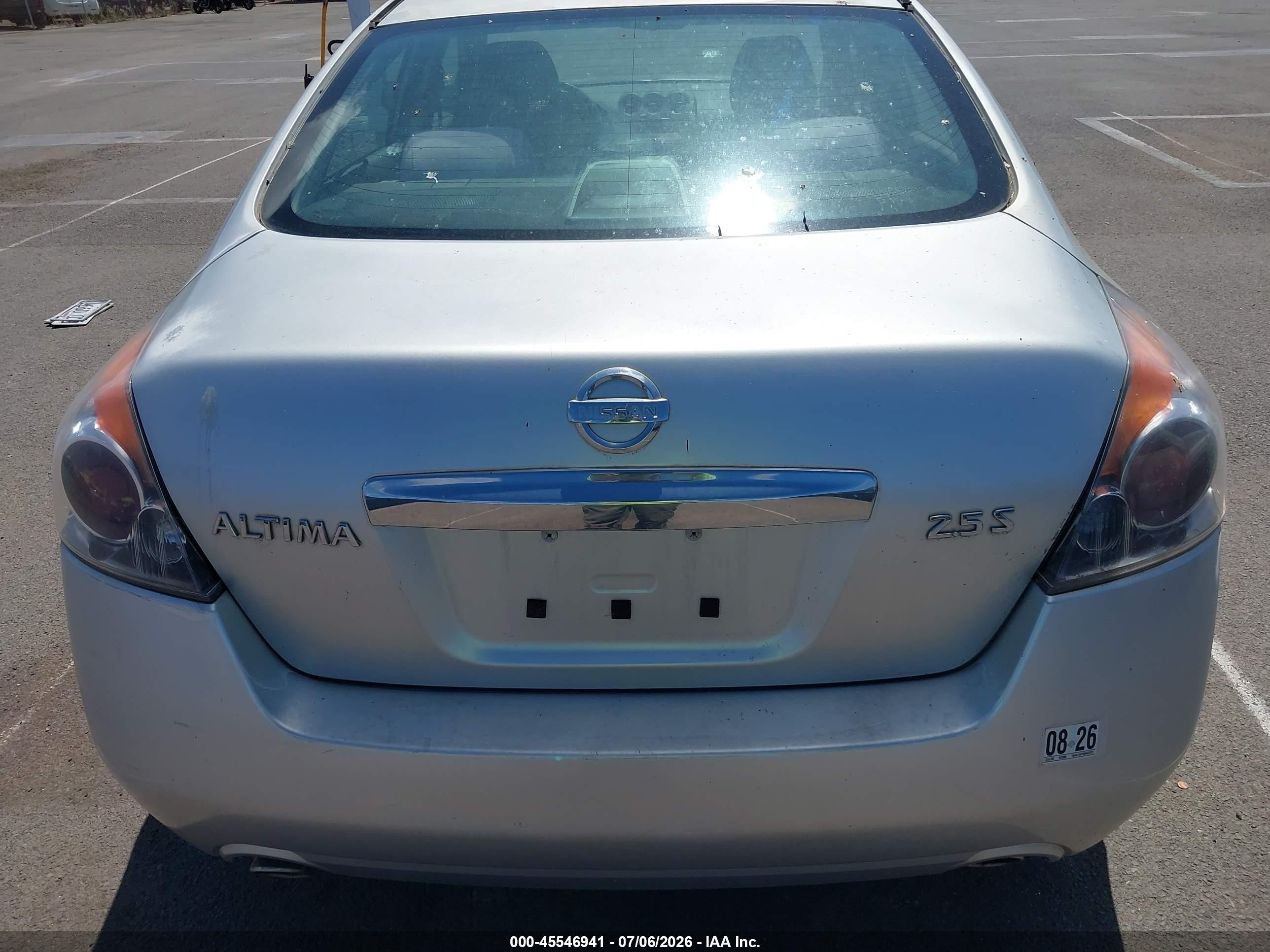 2010 Nissan Altima 2.5 S Silver vin: 1N4AL2AP3AN437021