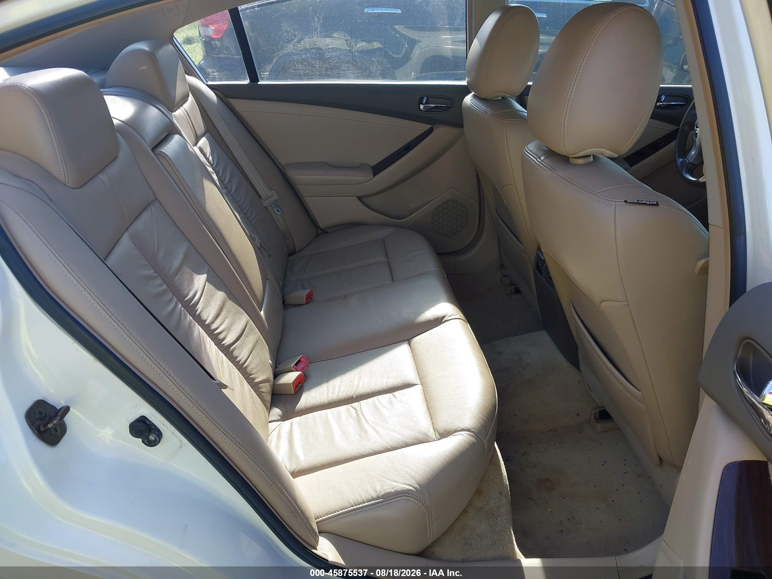 2010 Nissan Altima 2.5 S White vin: 1N4AL2AP3AN445250