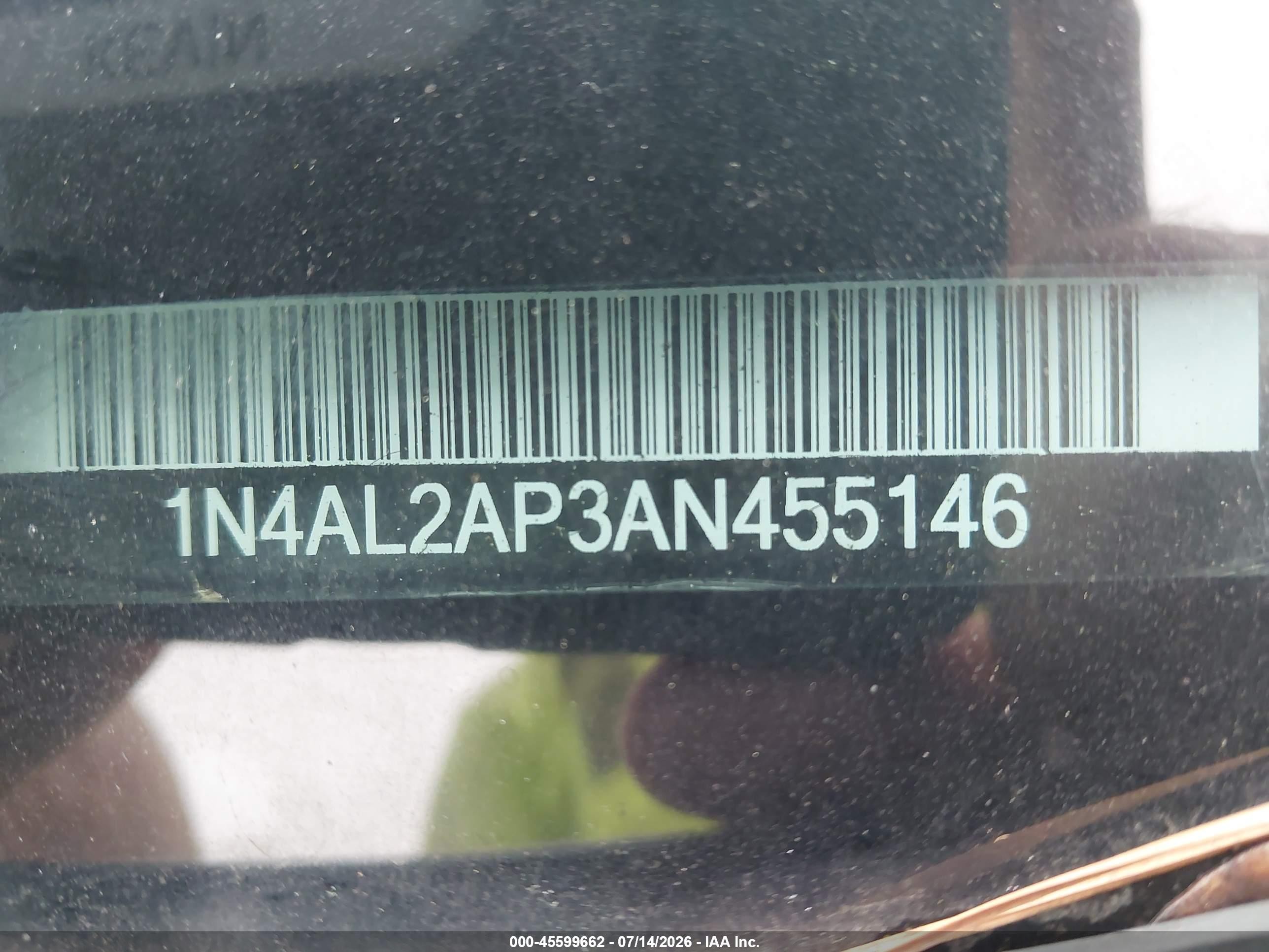 2010 Nissan Altima 2.5 S Gray vin: 1N4AL2AP3AN455146