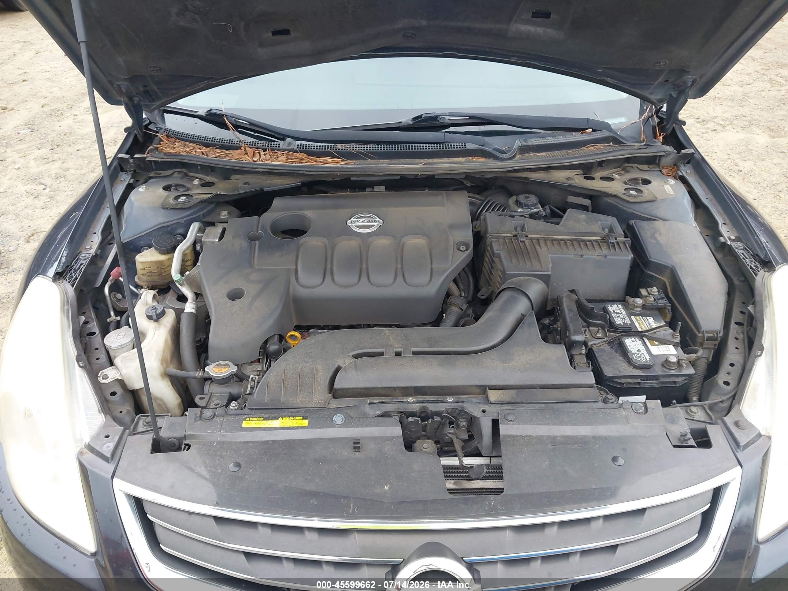 2010 Nissan Altima 2.5 S Gray vin: 1N4AL2AP3AN455146