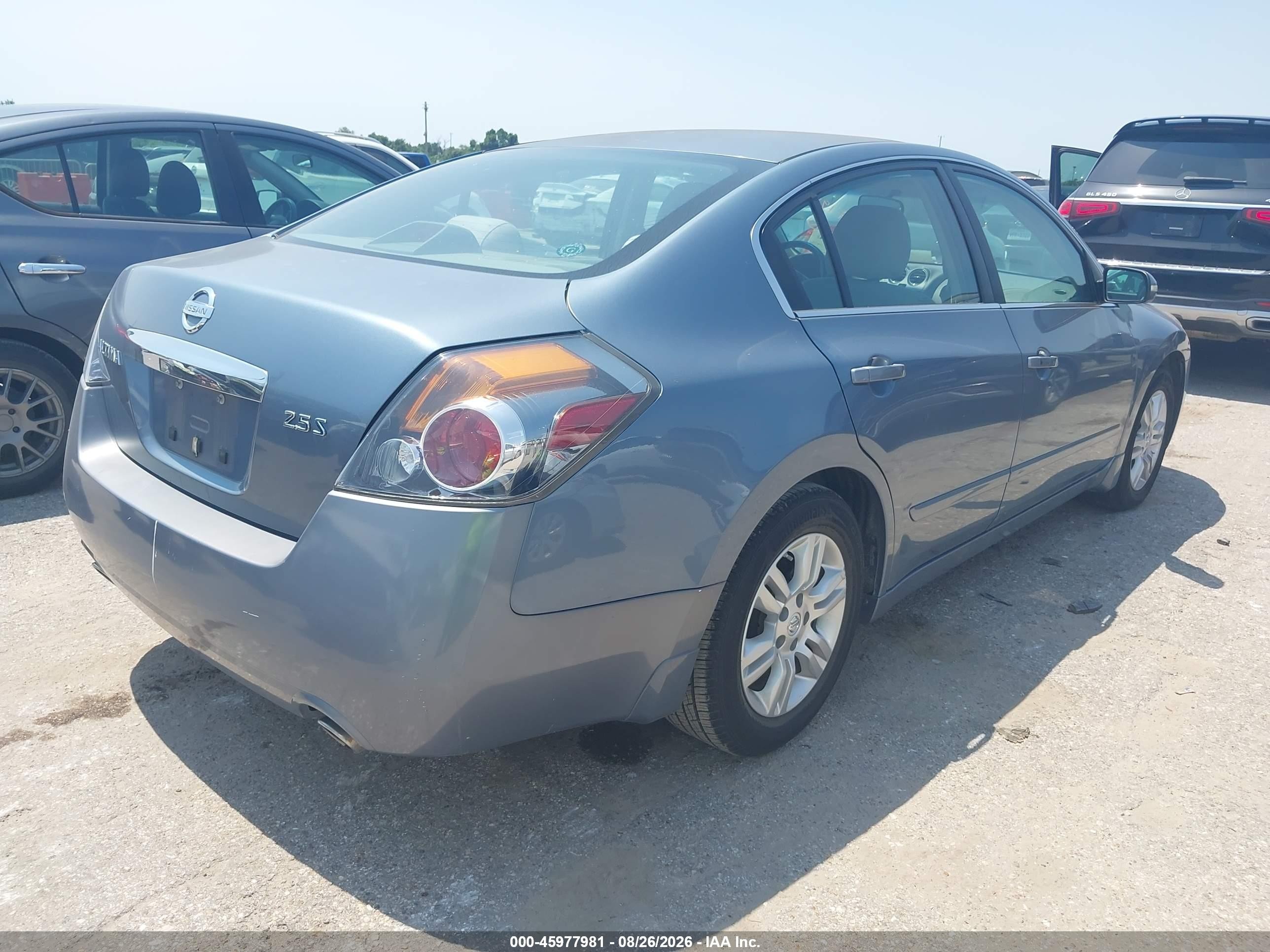 2010 Nissan Altima 2.5 S Blue vin: 1N4AL2AP3AN495470
