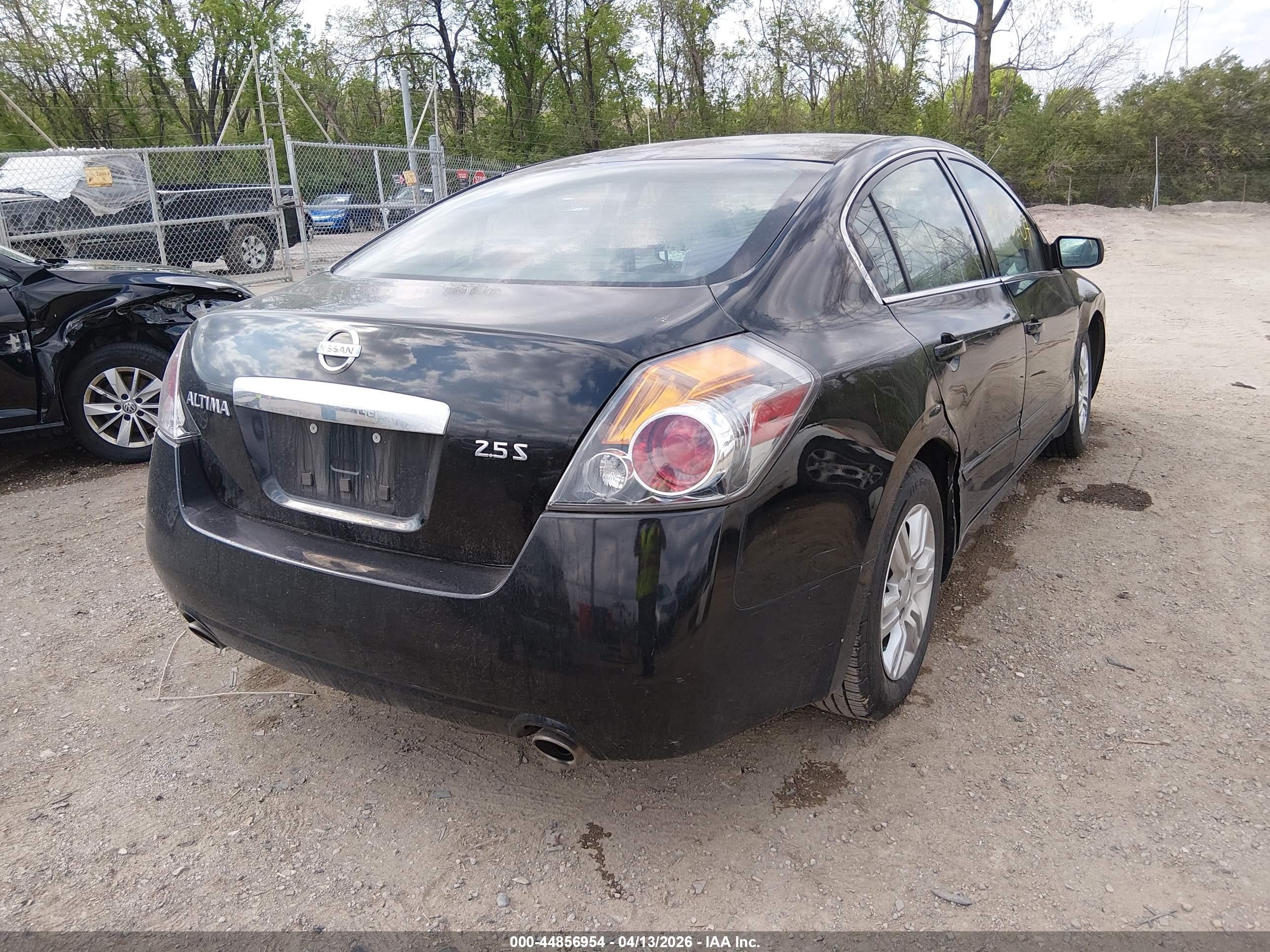 2010 Nissan Altima 2.5 S Черный vin: 1N4AL2AP3AN514017