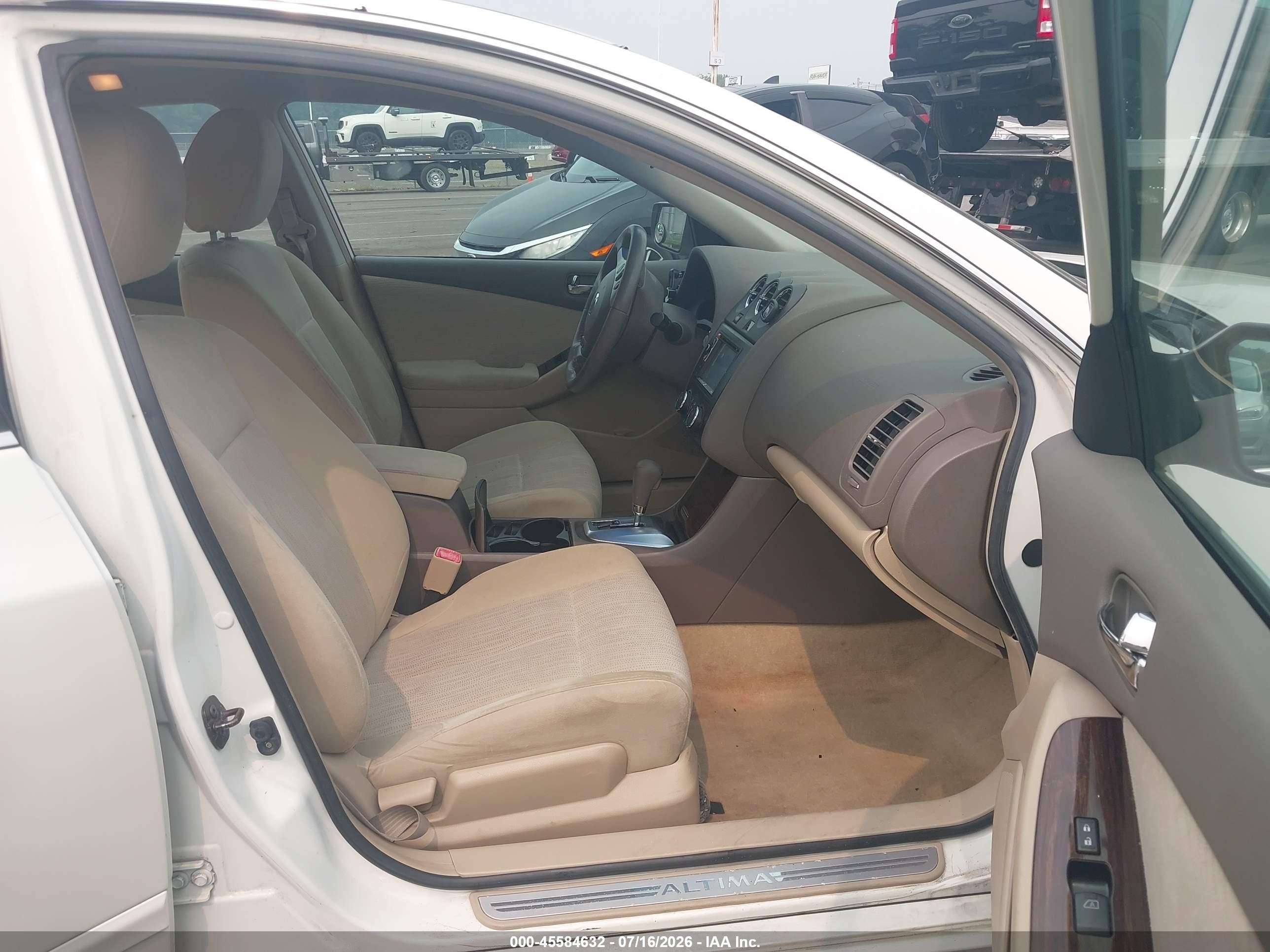 2010 Nissan Altima 2.5 S White vin: 1N4AL2AP3AN517368