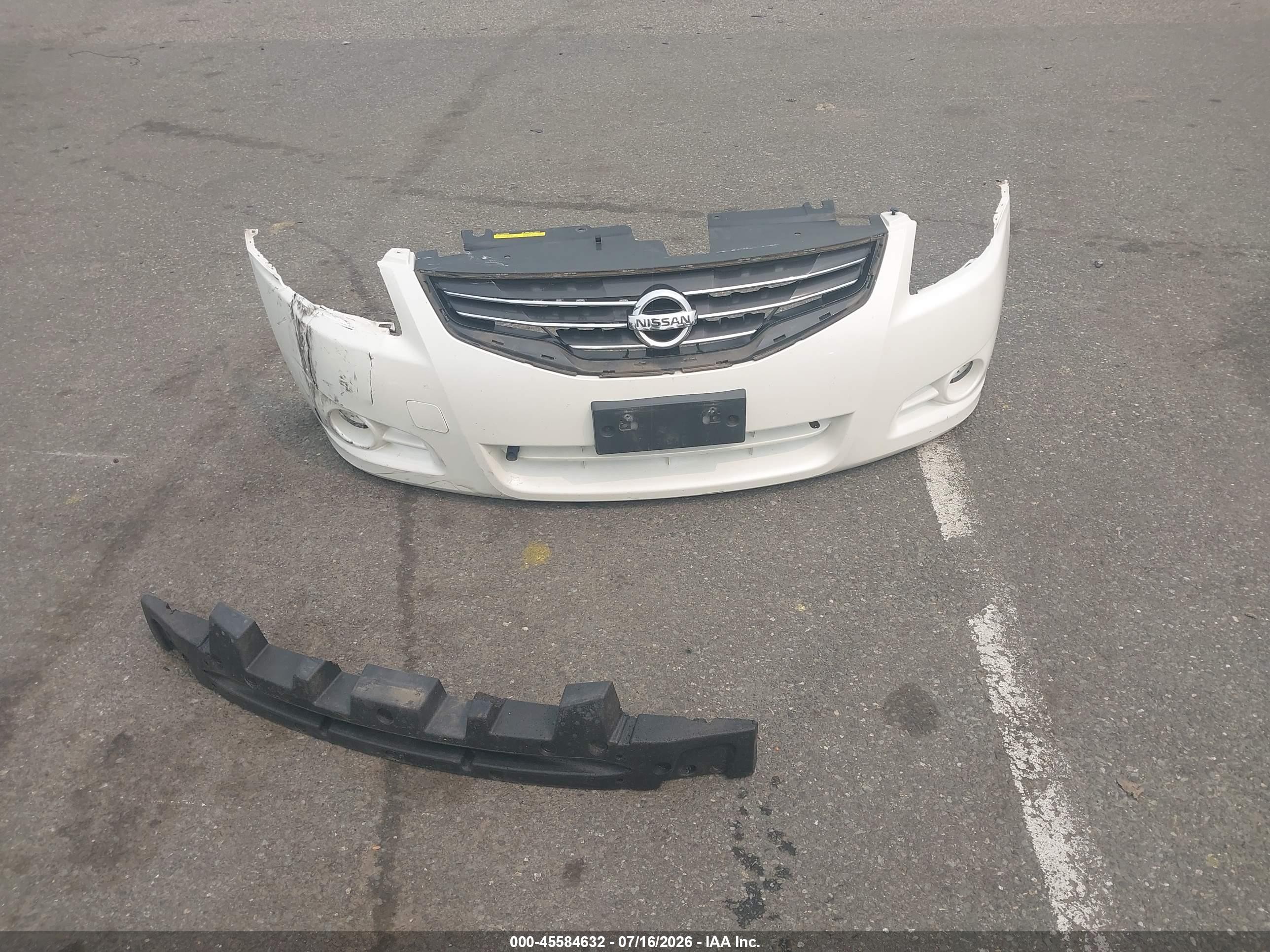 2010 Nissan Altima 2.5 S White vin: 1N4AL2AP3AN517368