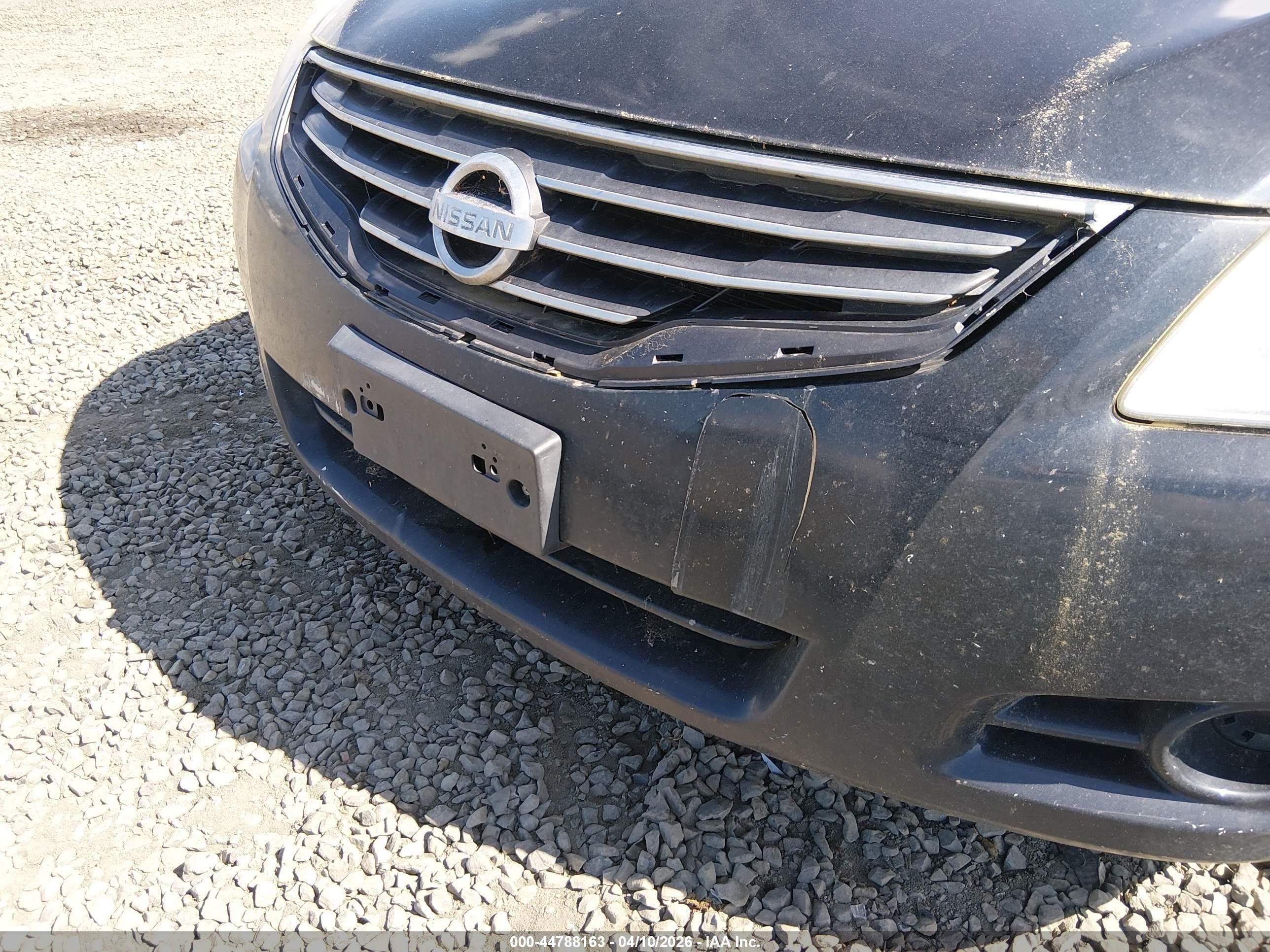 2010 Nissan Altima 2.5 S Черный vin: 1N4AL2AP3AN519654