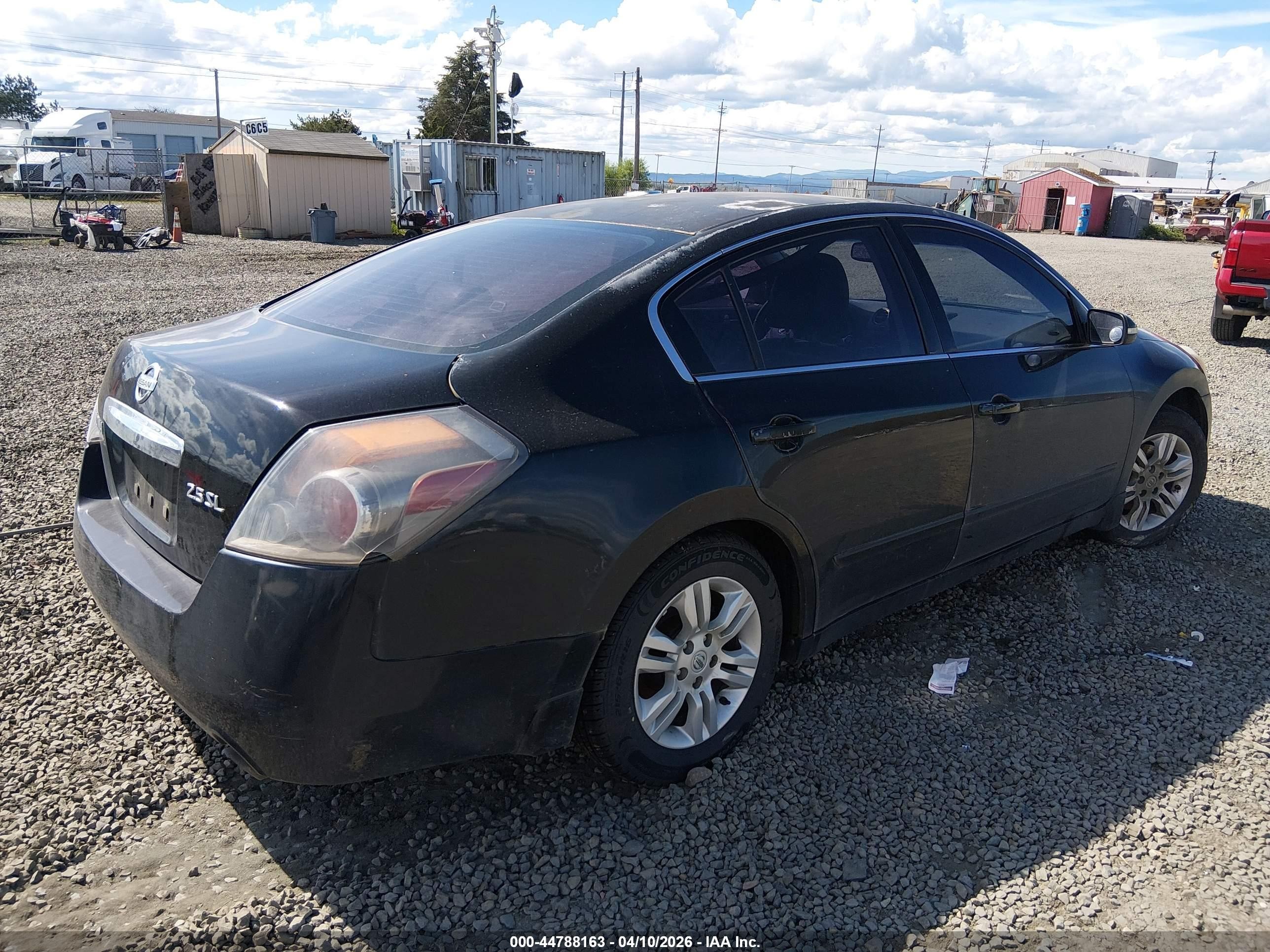 2010 Nissan Altima 2.5 S Черный vin: 1N4AL2AP3AN519654