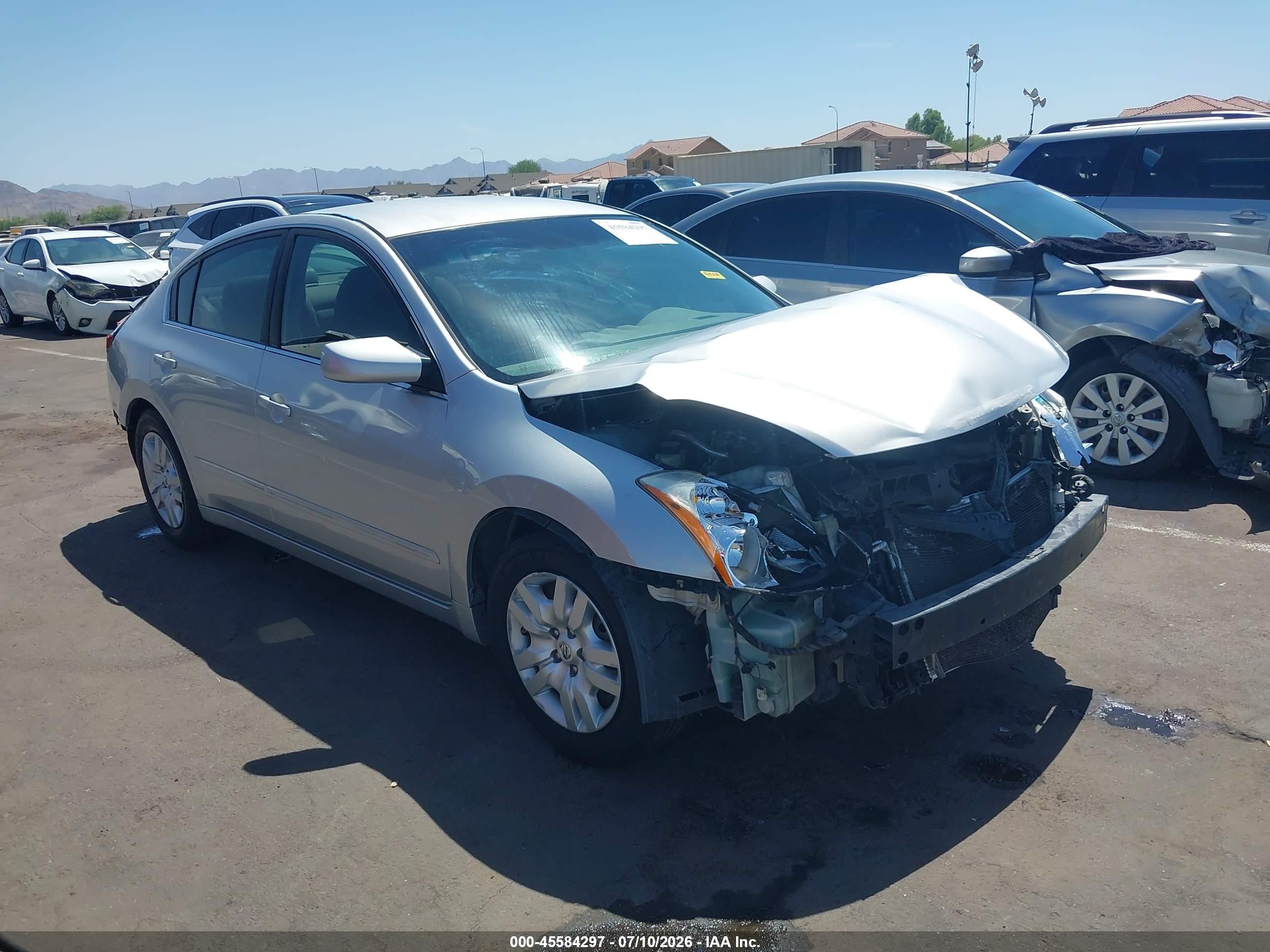 2010 Nissan Altima 2.5 Silver vin: 1N4AL2AP3AN532159