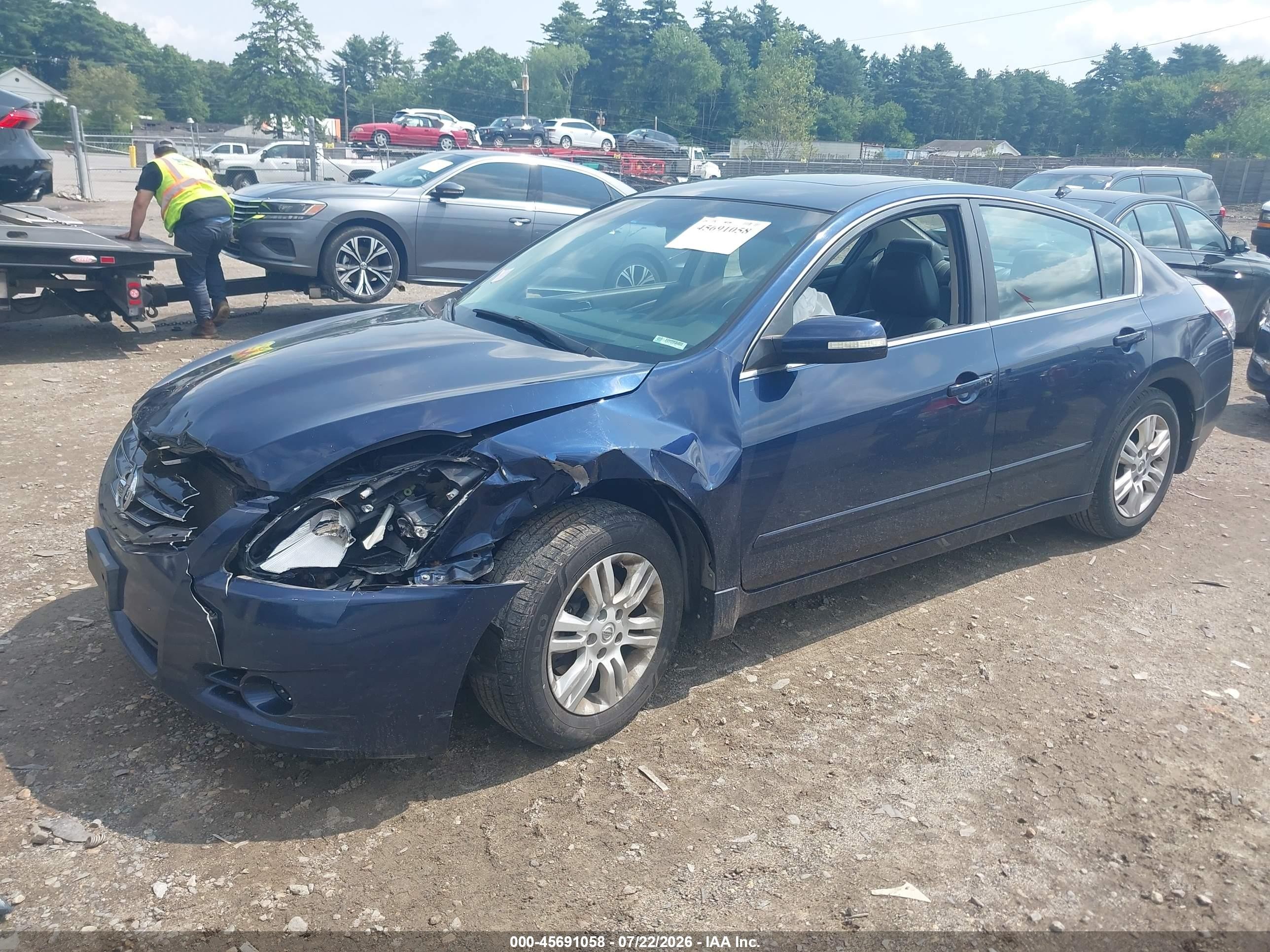 2010 Nissan Altima 2.5 S Blue vin: 1N4AL2AP3AN537488