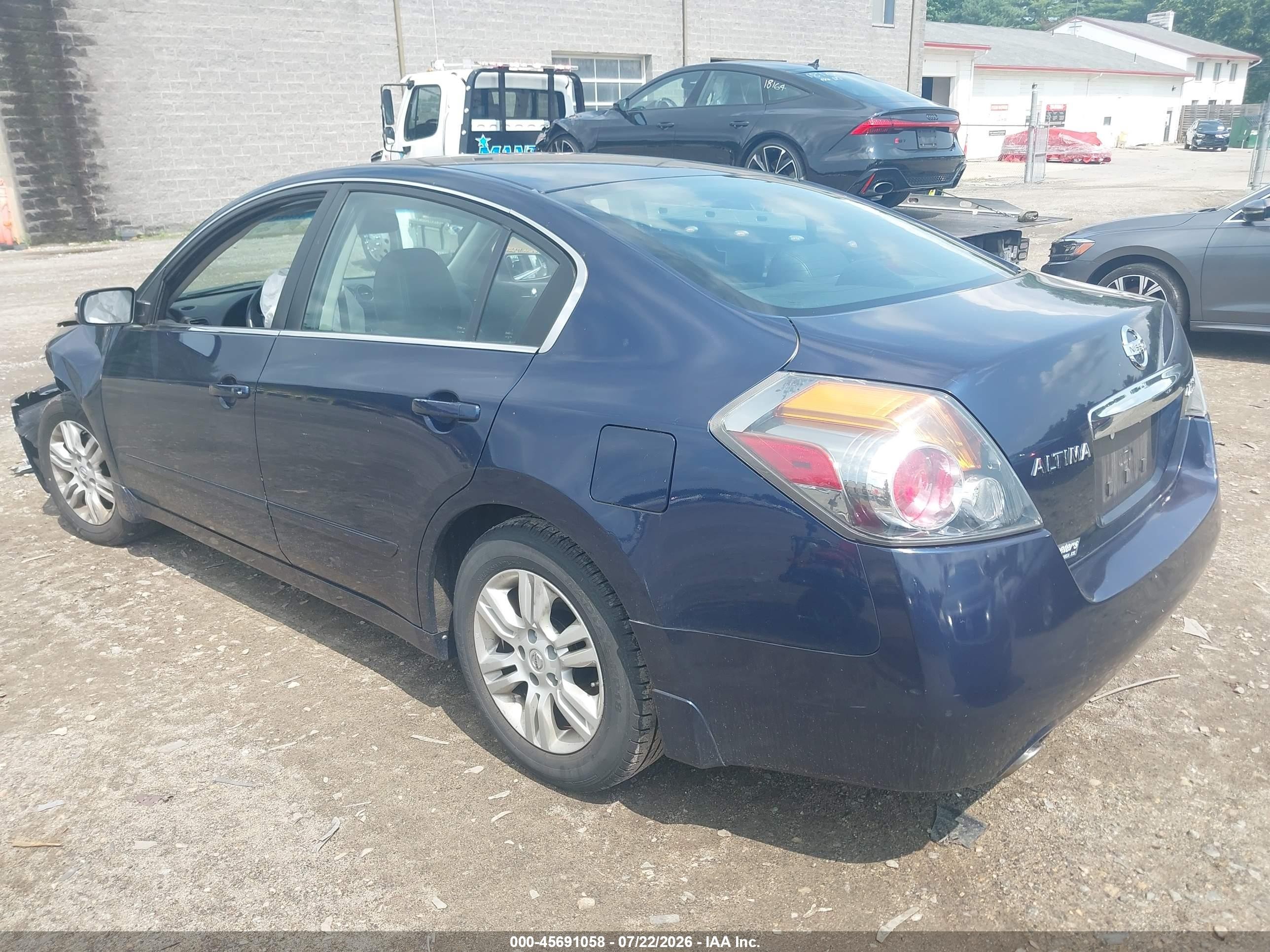 2010 Nissan Altima 2.5 S Blue vin: 1N4AL2AP3AN537488
