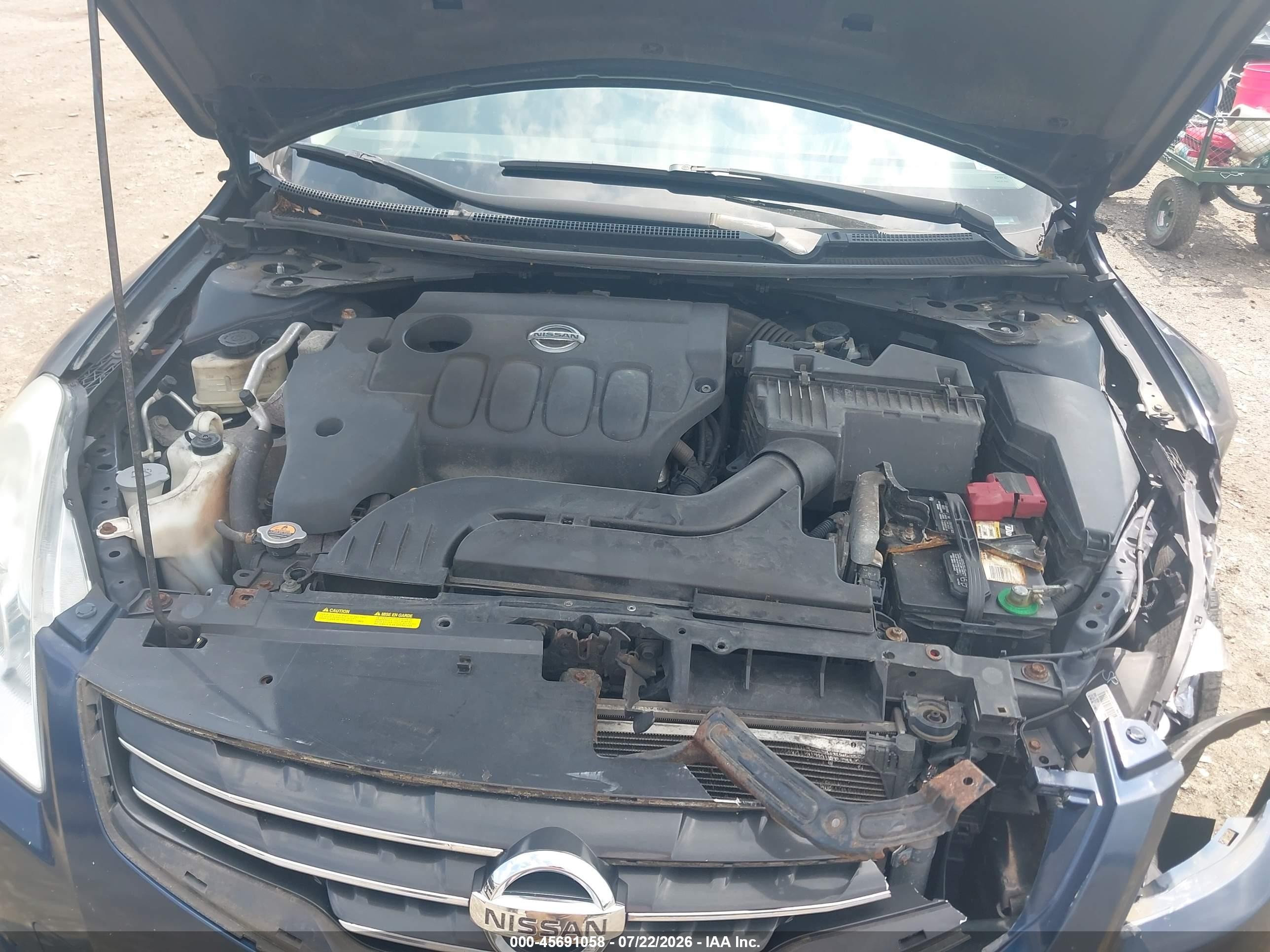 2010 Nissan Altima 2.5 S Blue vin: 1N4AL2AP3AN537488