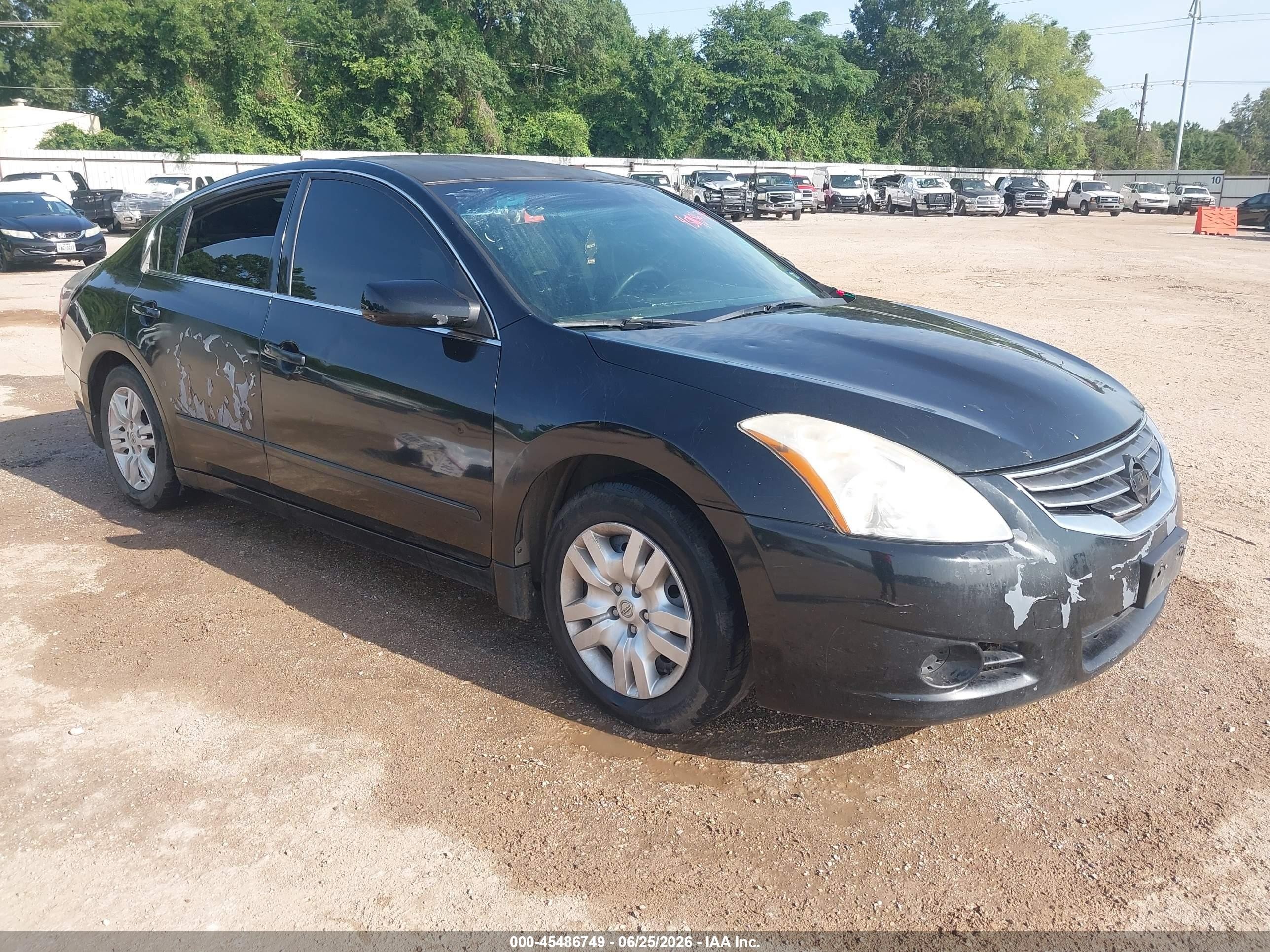 2010 Nissan Altima 2.5 S Black vin: 1N4AL2AP3AN544358