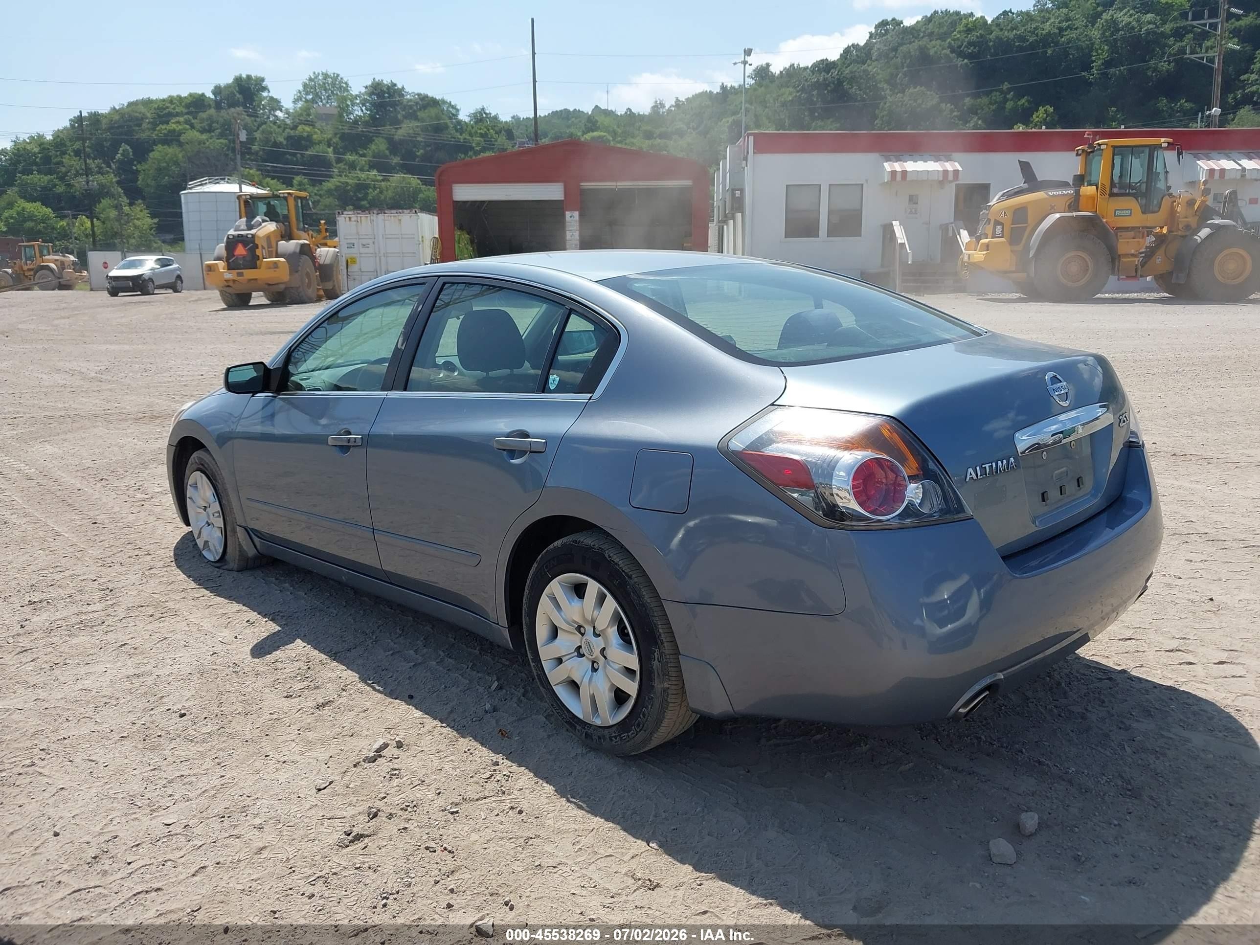 2011 Nissan Altima 2.5 S Light Blue vin: 1N4AL2AP3BC116397