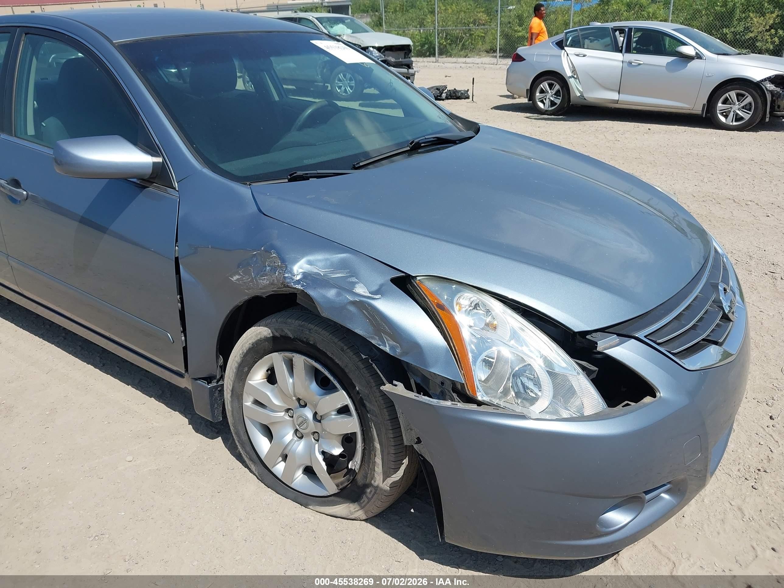 2011 Nissan Altima 2.5 S Light Blue vin: 1N4AL2AP3BC116397