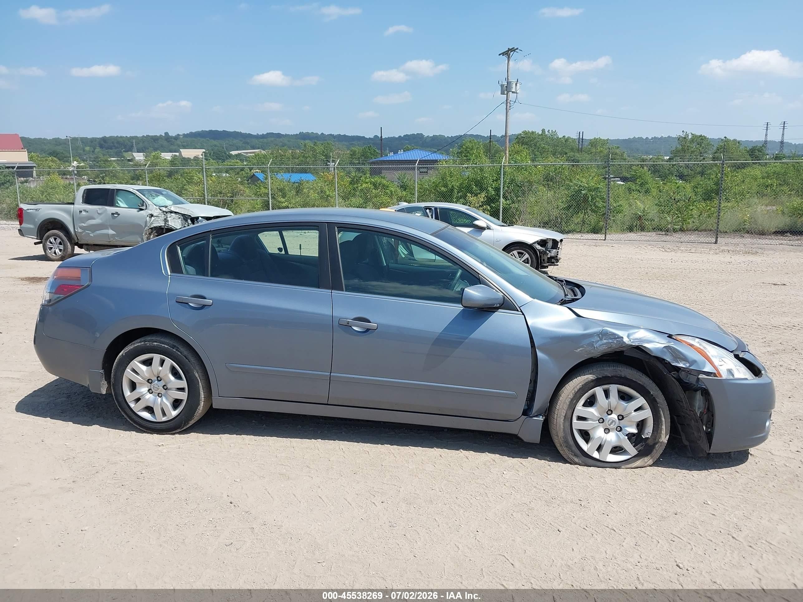2011 Nissan Altima 2.5 S Light Blue vin: 1N4AL2AP3BC116397