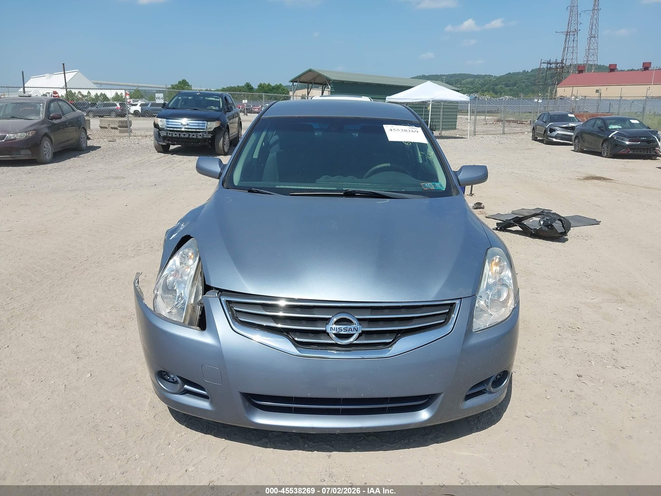2011 Nissan Altima 2.5 S Light Blue vin: 1N4AL2AP3BC116397