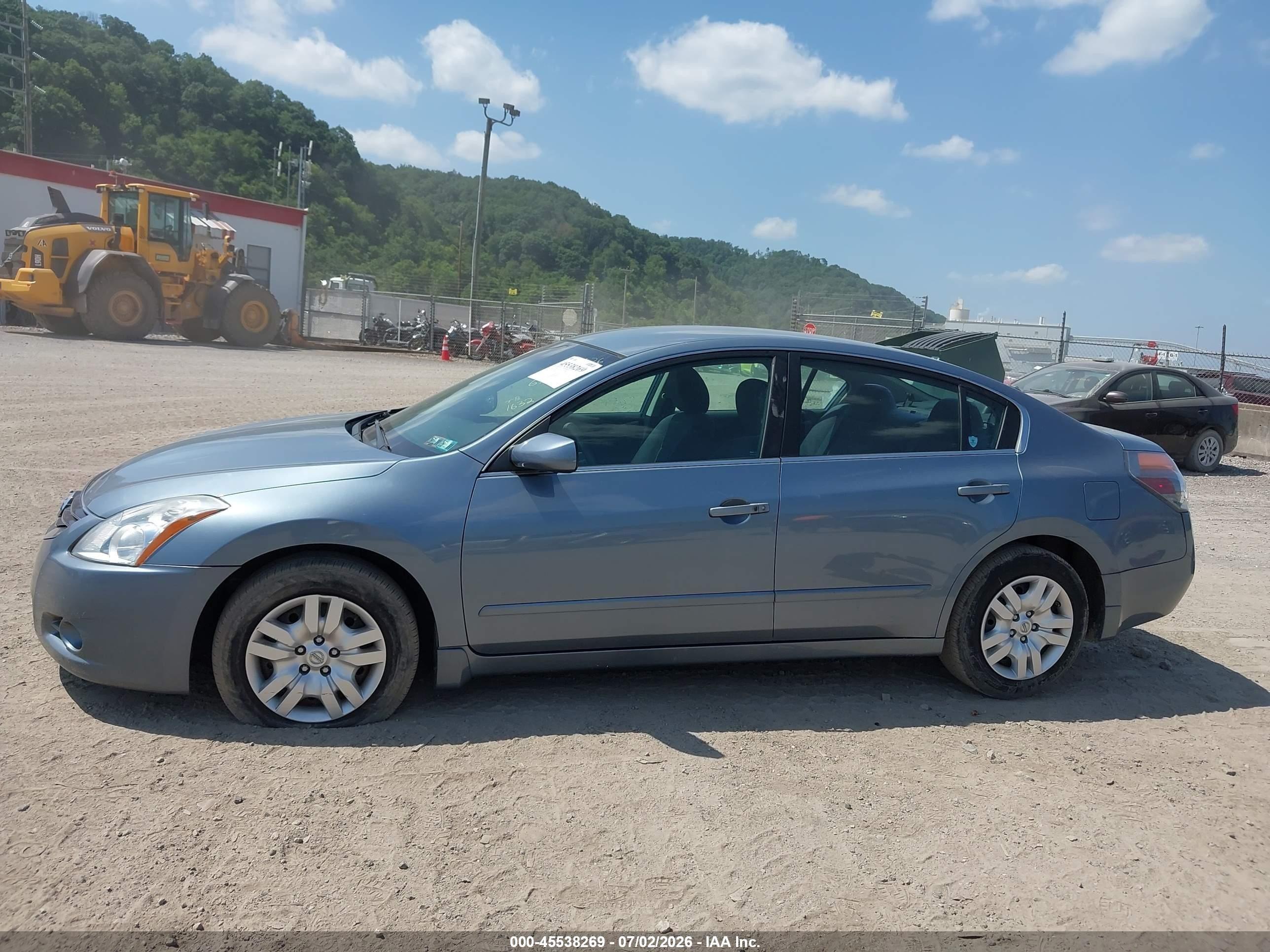 2011 Nissan Altima 2.5 S Light Blue vin: 1N4AL2AP3BC116397