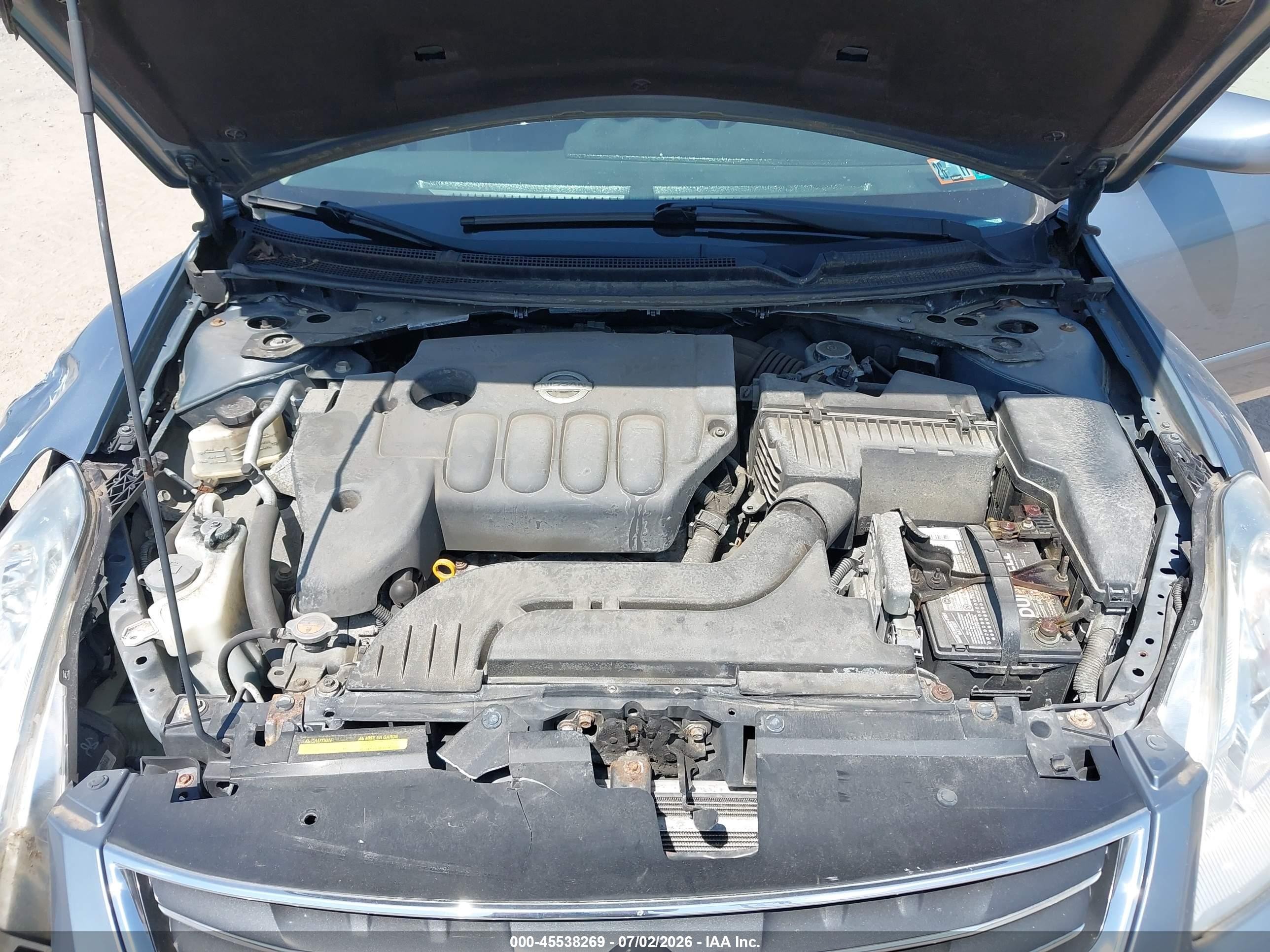 2011 Nissan Altima 2.5 S Light Blue vin: 1N4AL2AP3BC116397