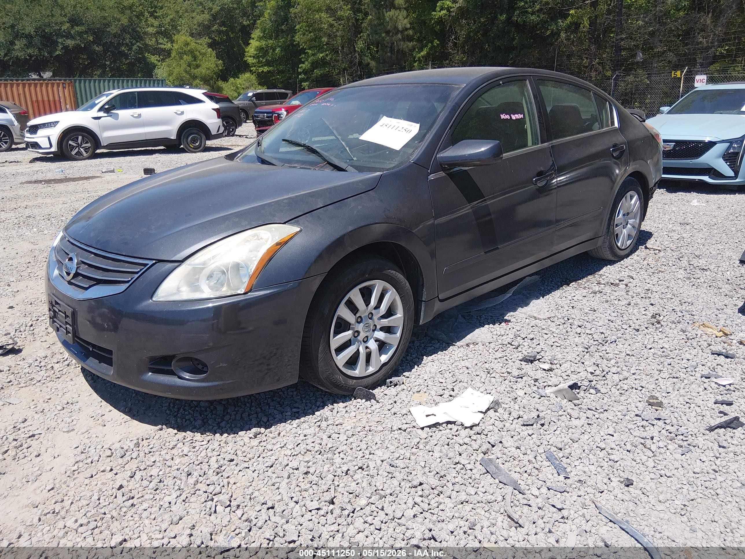 2011 Nissan Altima 2.5 S Gray vin: 1N4AL2AP3BC159010