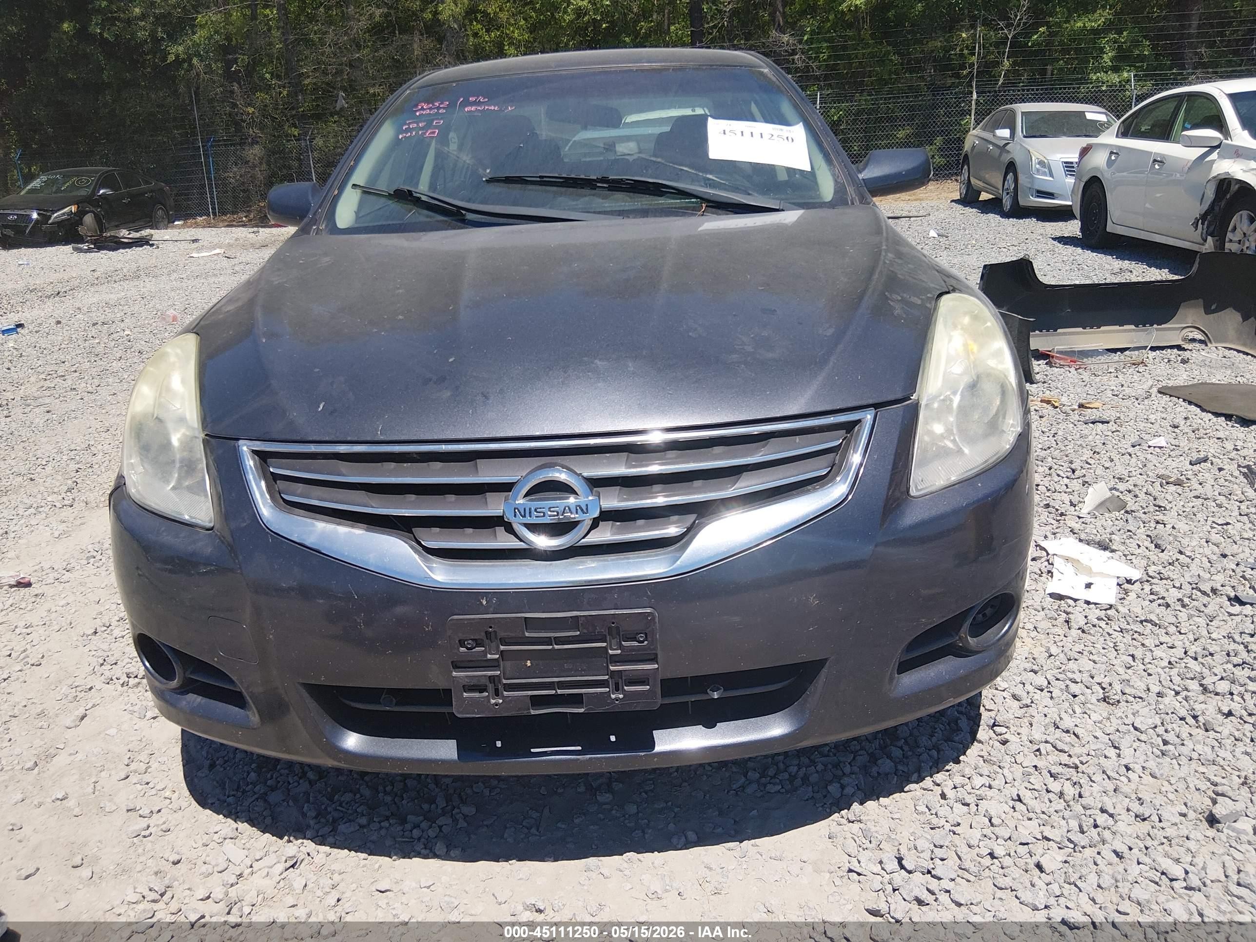 2011 Nissan Altima 2.5 S Gray vin: 1N4AL2AP3BC159010