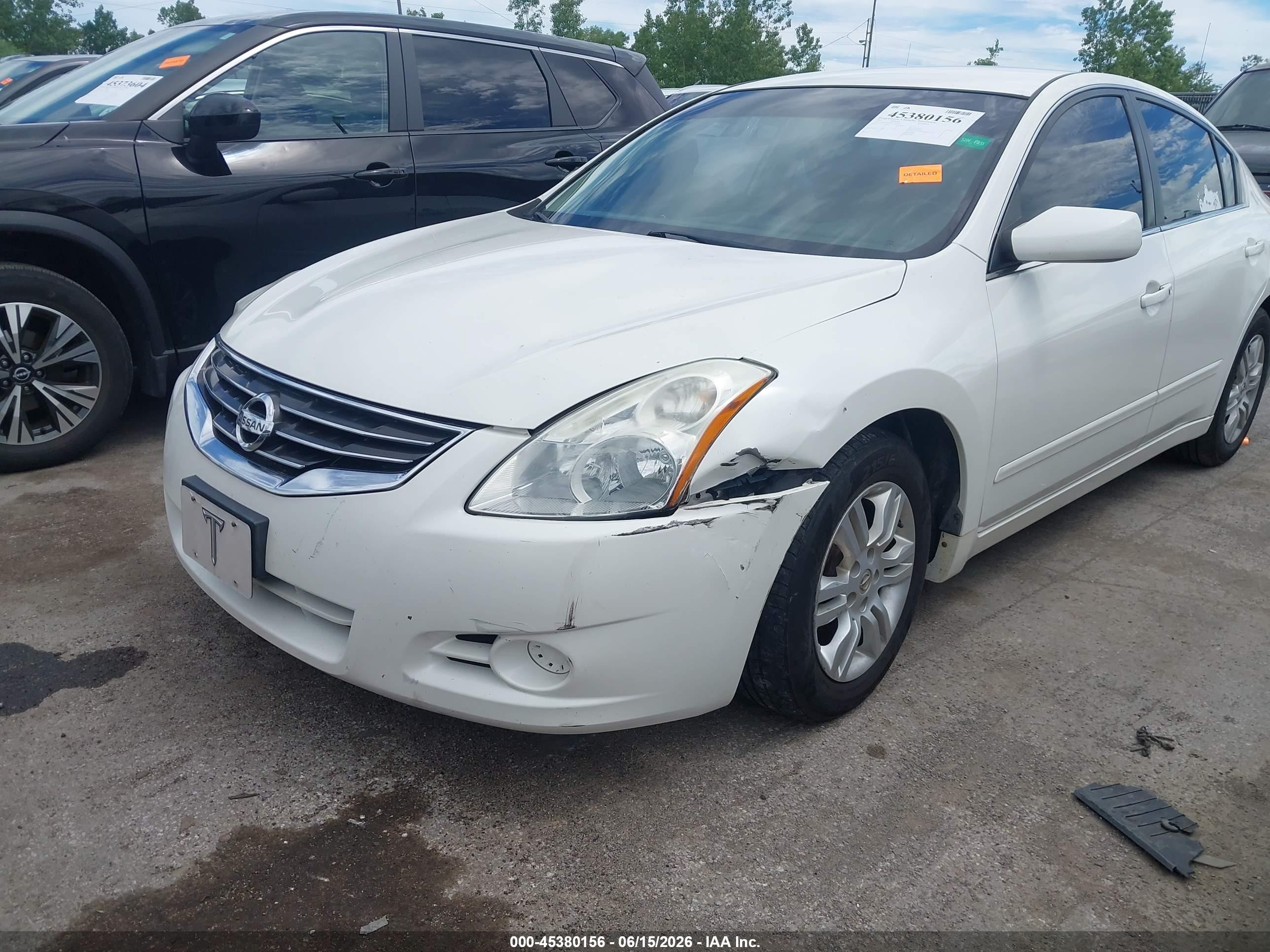 2011 Nissan Altima 2.5 S White vin: 1N4AL2AP3BC173909