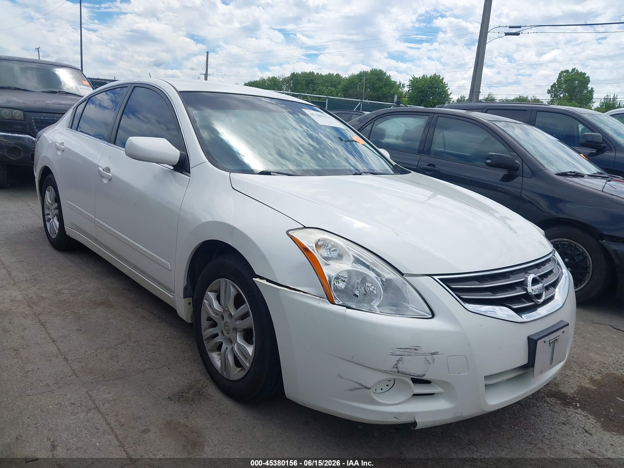 2011 Nissan Altima 2.5 S White vin: 1N4AL2AP3BC173909