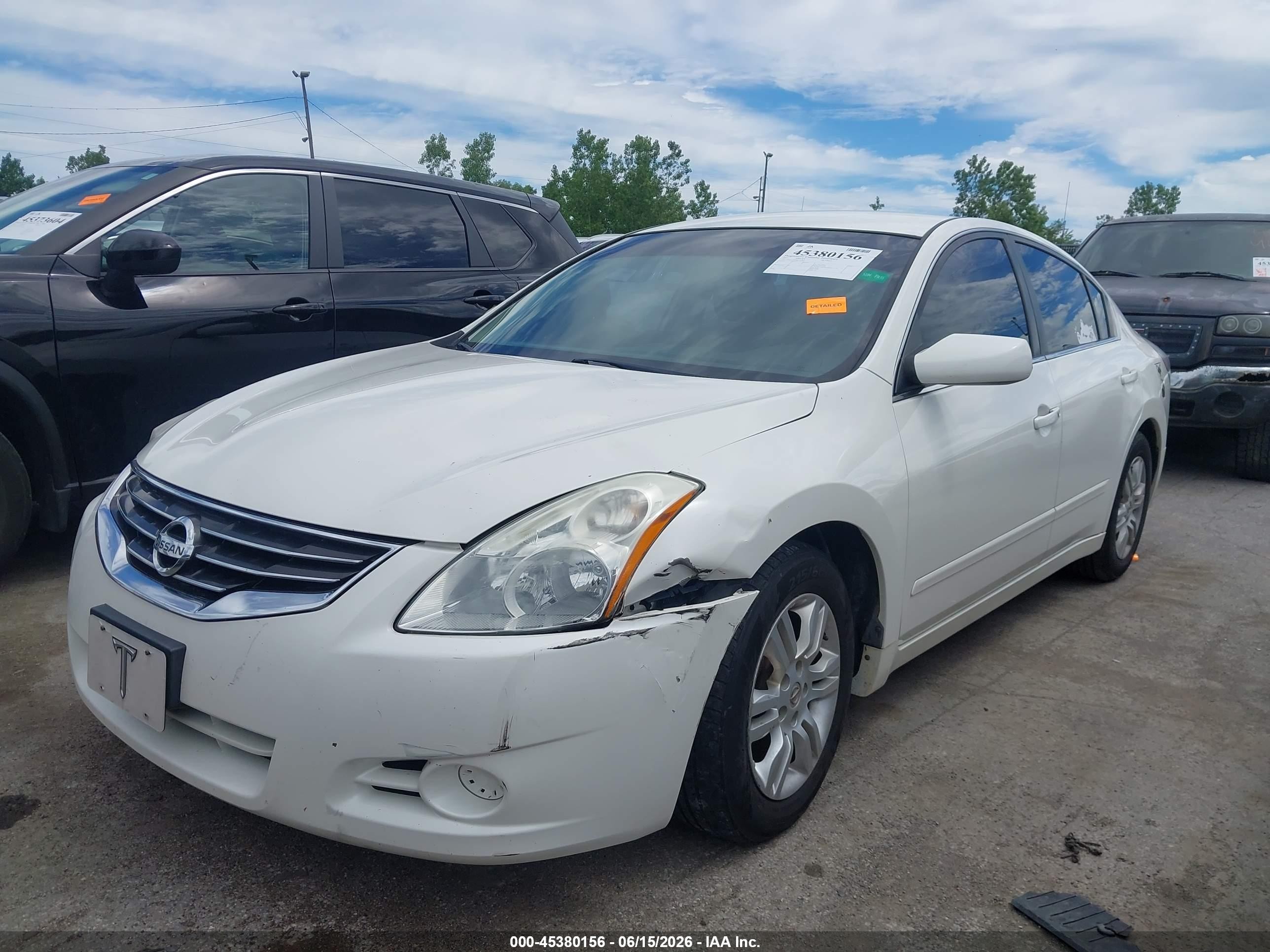 2011 Nissan Altima 2.5 S White vin: 1N4AL2AP3BC173909