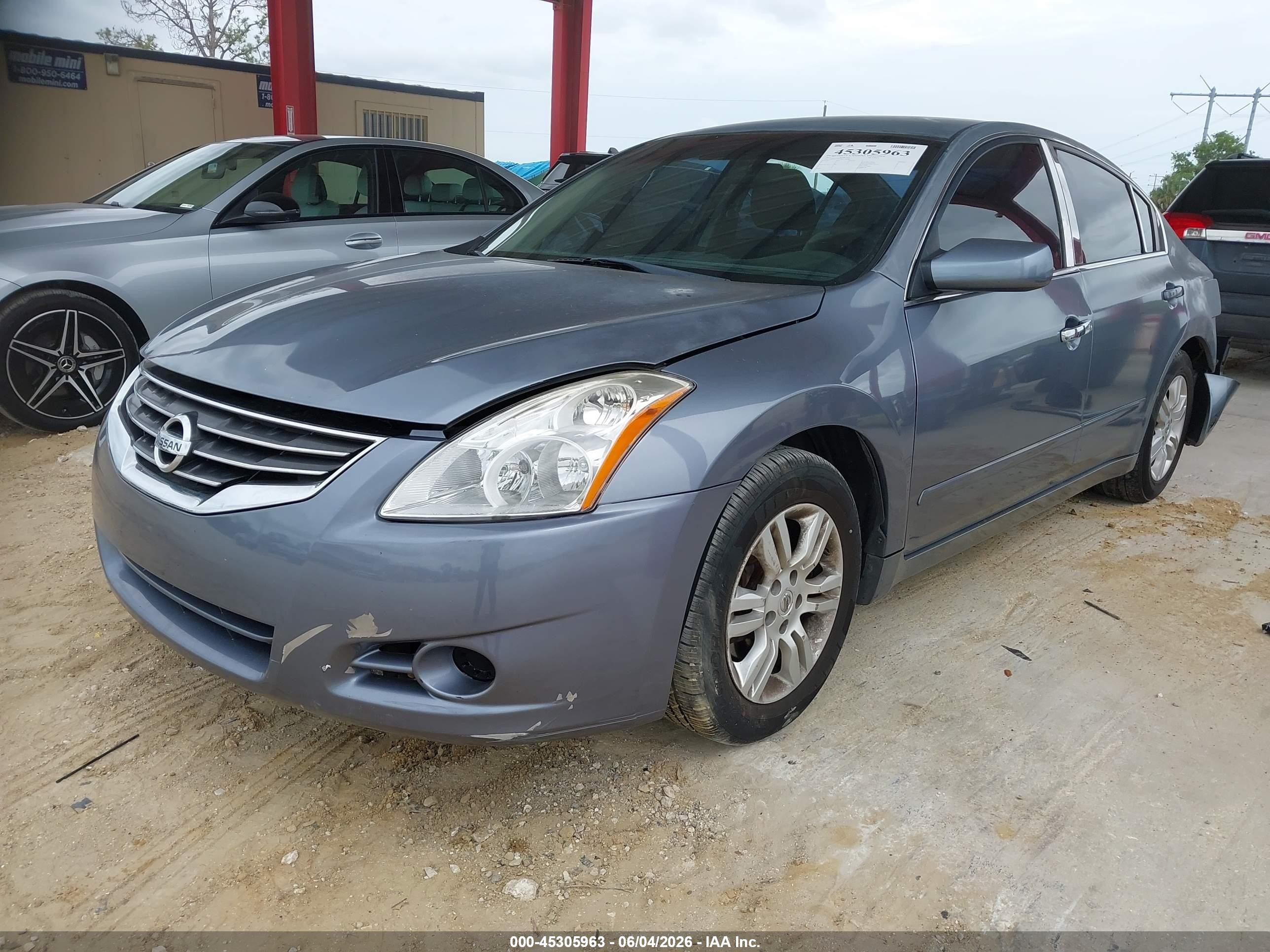 2011 Nissan Altima 2.5 S Light Blue vin: 1N4AL2AP3BC178088