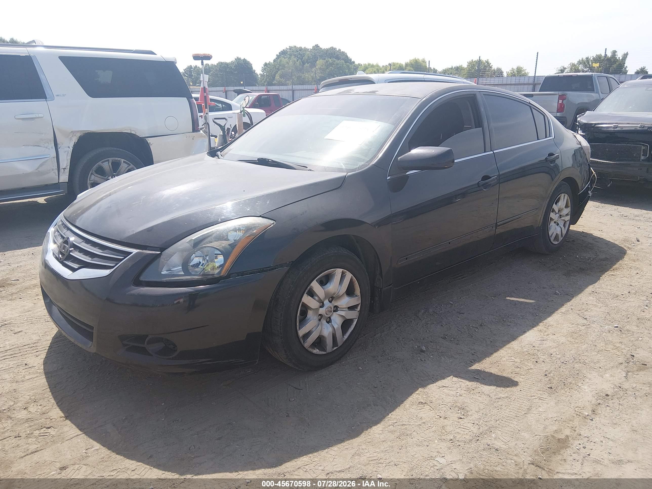 2011 Nissan Altima 2.5 S Black vin: 1N4AL2AP3BN427929