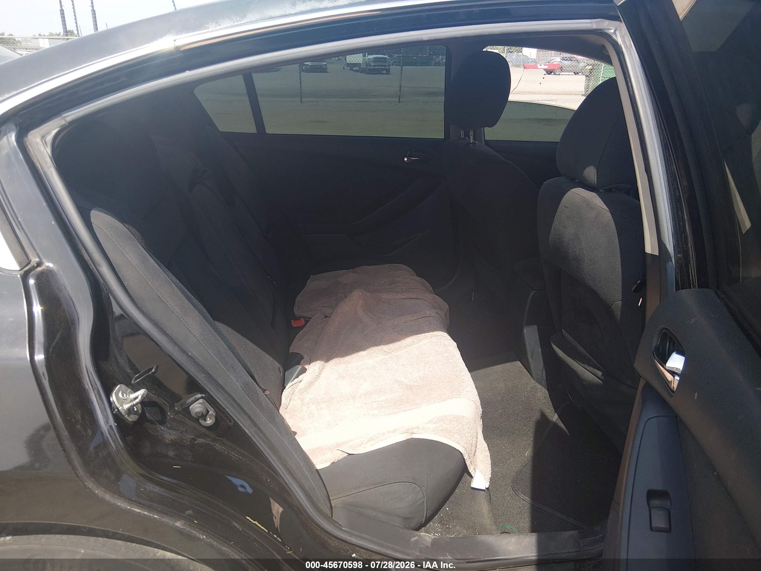2011 Nissan Altima 2.5 S Black vin: 1N4AL2AP3BN427929