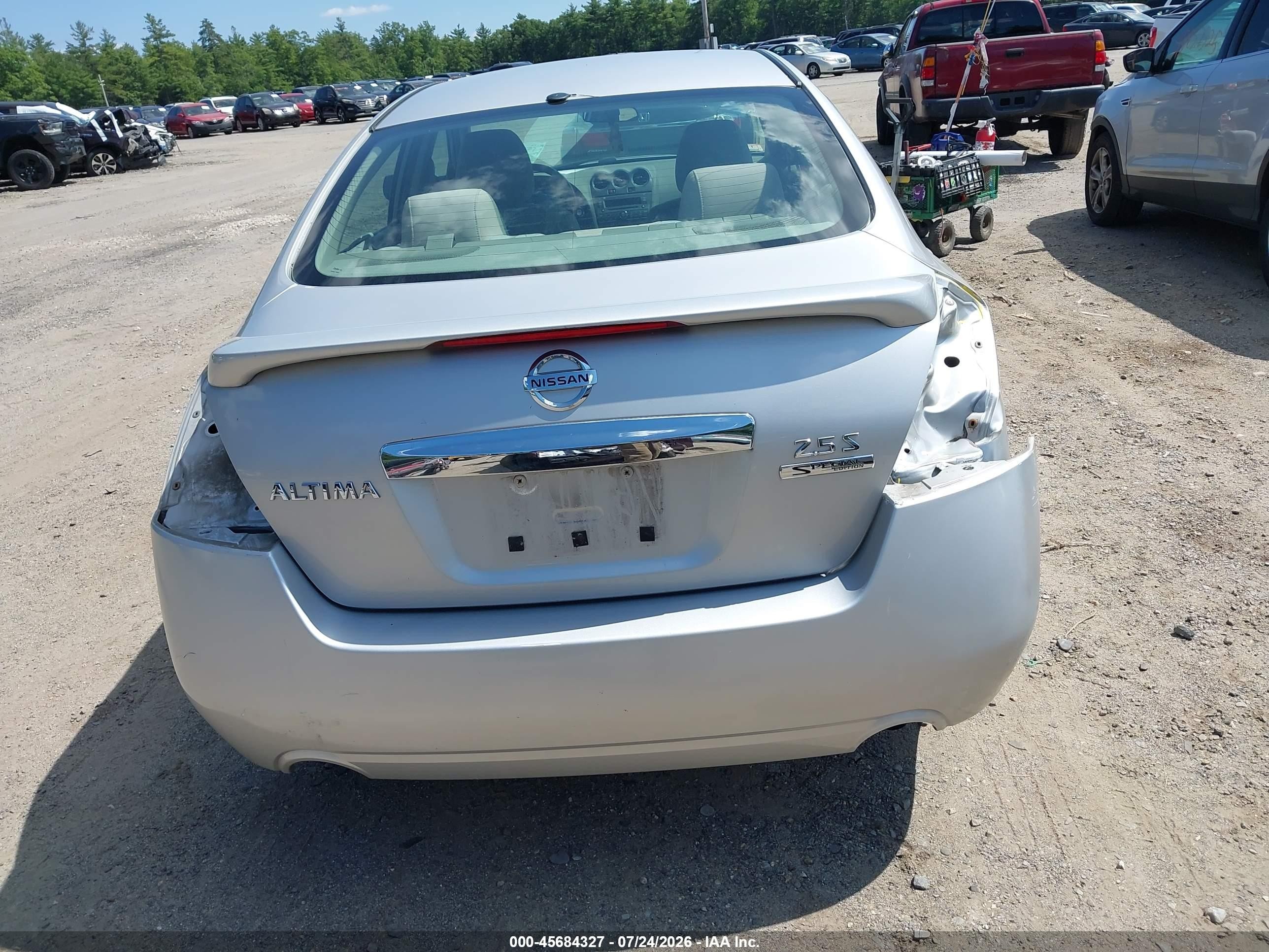 2011 Nissan Altima 2.5 S Silver vin: 1N4AL2AP3BN434623