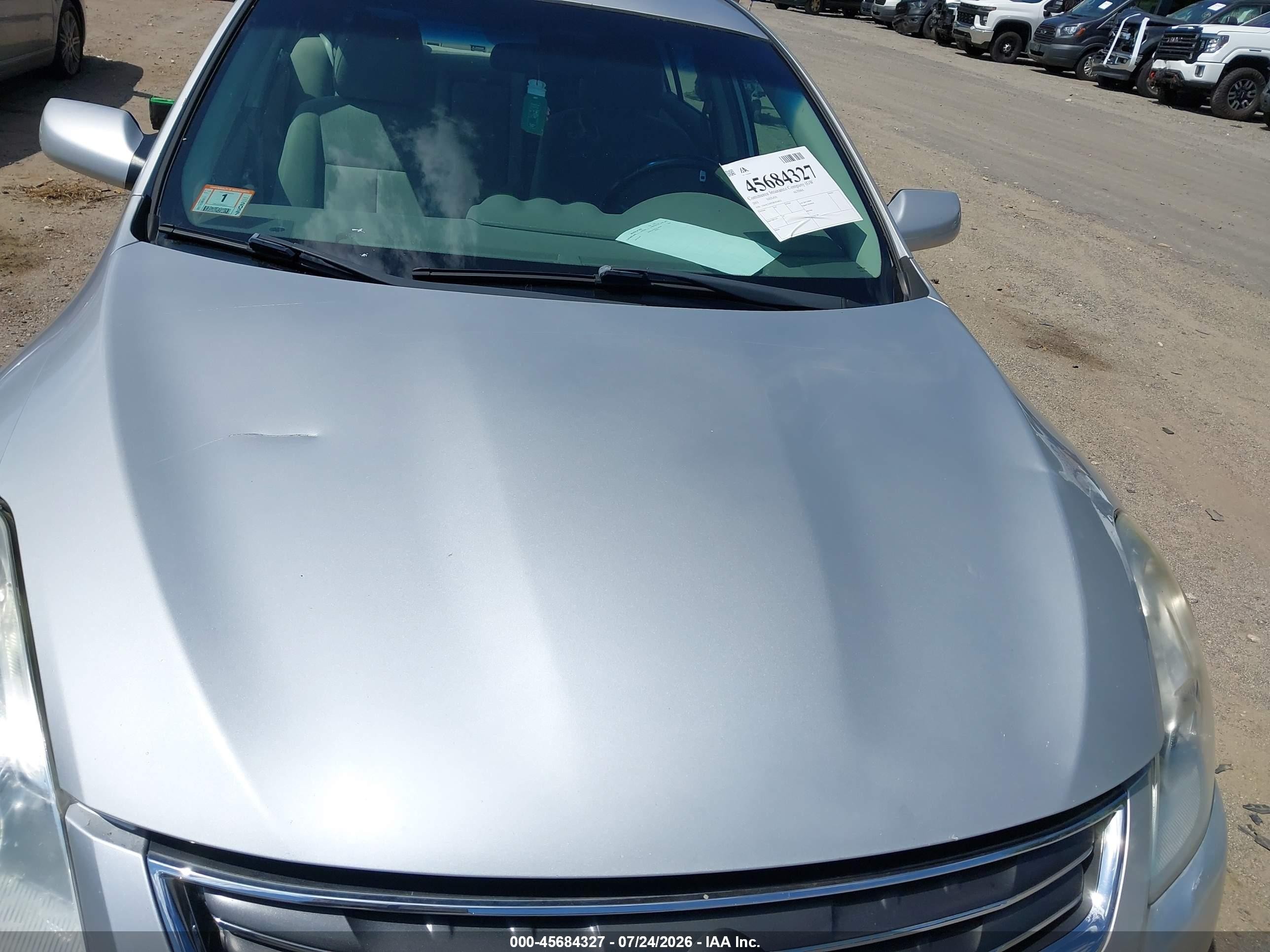 2011 Nissan Altima 2.5 S Silver vin: 1N4AL2AP3BN434623