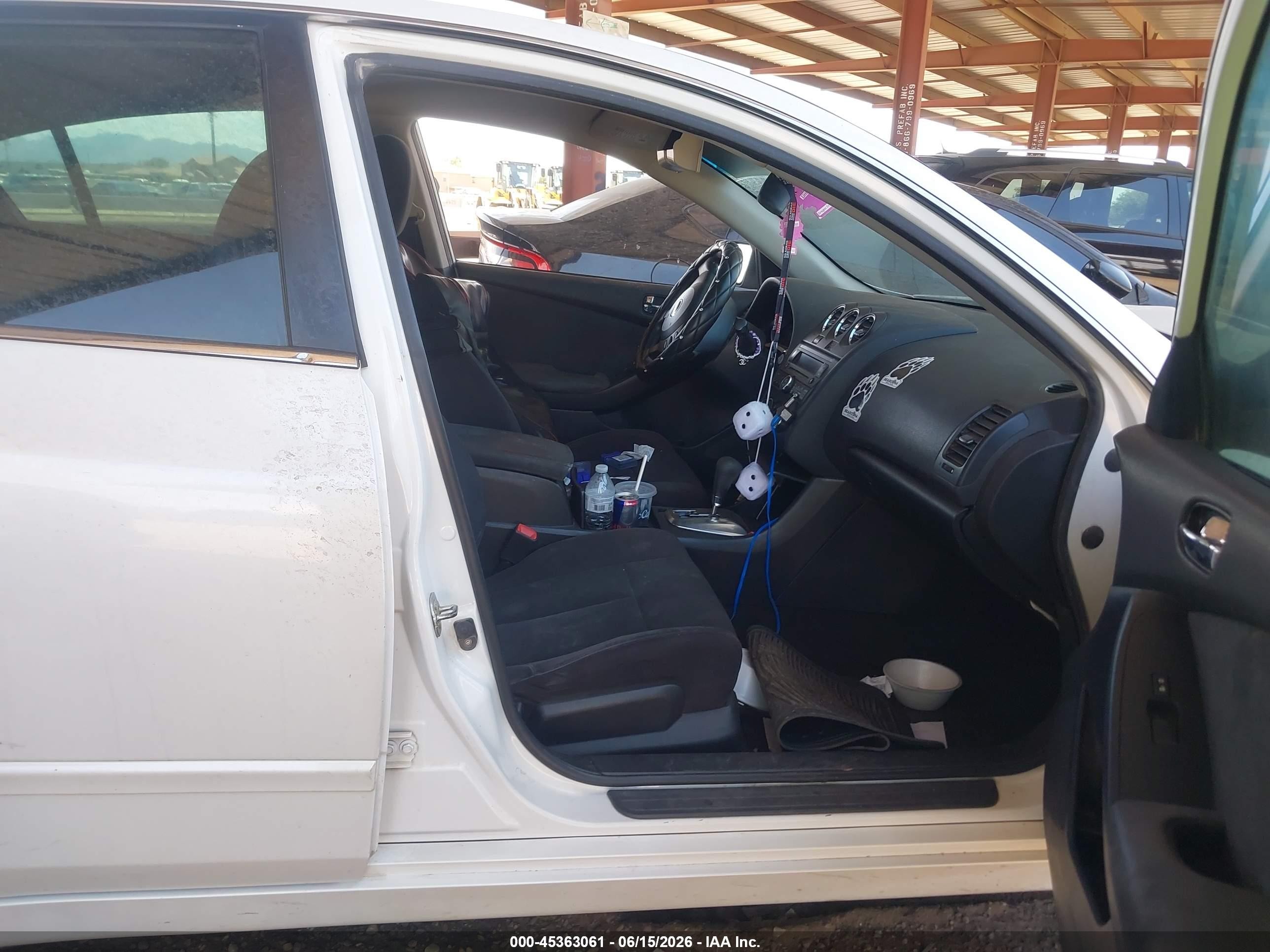 2011 Nissan Altima 2.5 S White vin: 1N4AL2AP3BN445945