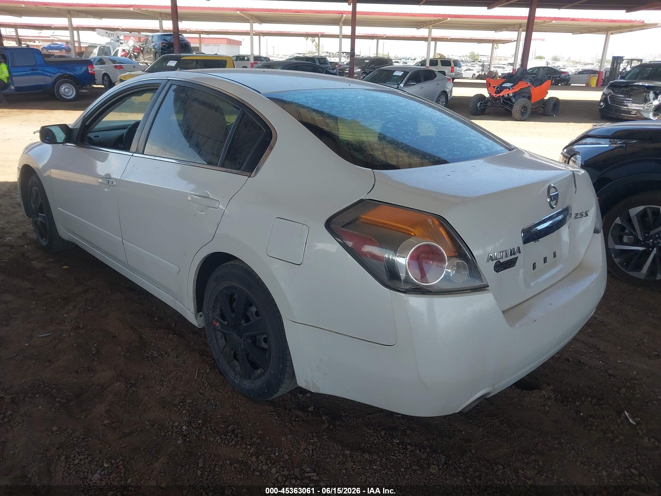 2011 Nissan Altima 2.5 S White vin: 1N4AL2AP3BN445945