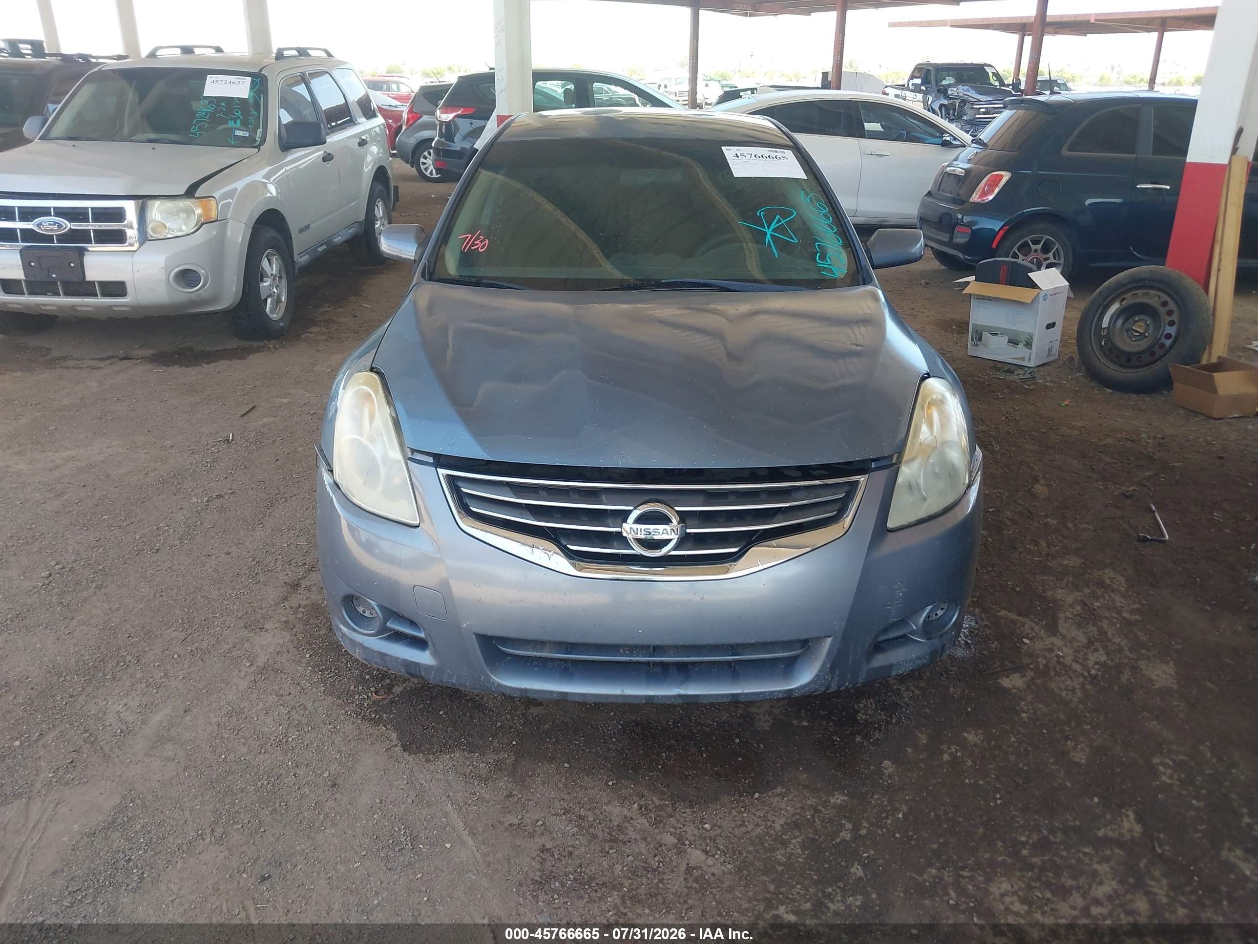 2011 Nissan Altima 2.5 S Blue vin: 1N4AL2AP3BN460042