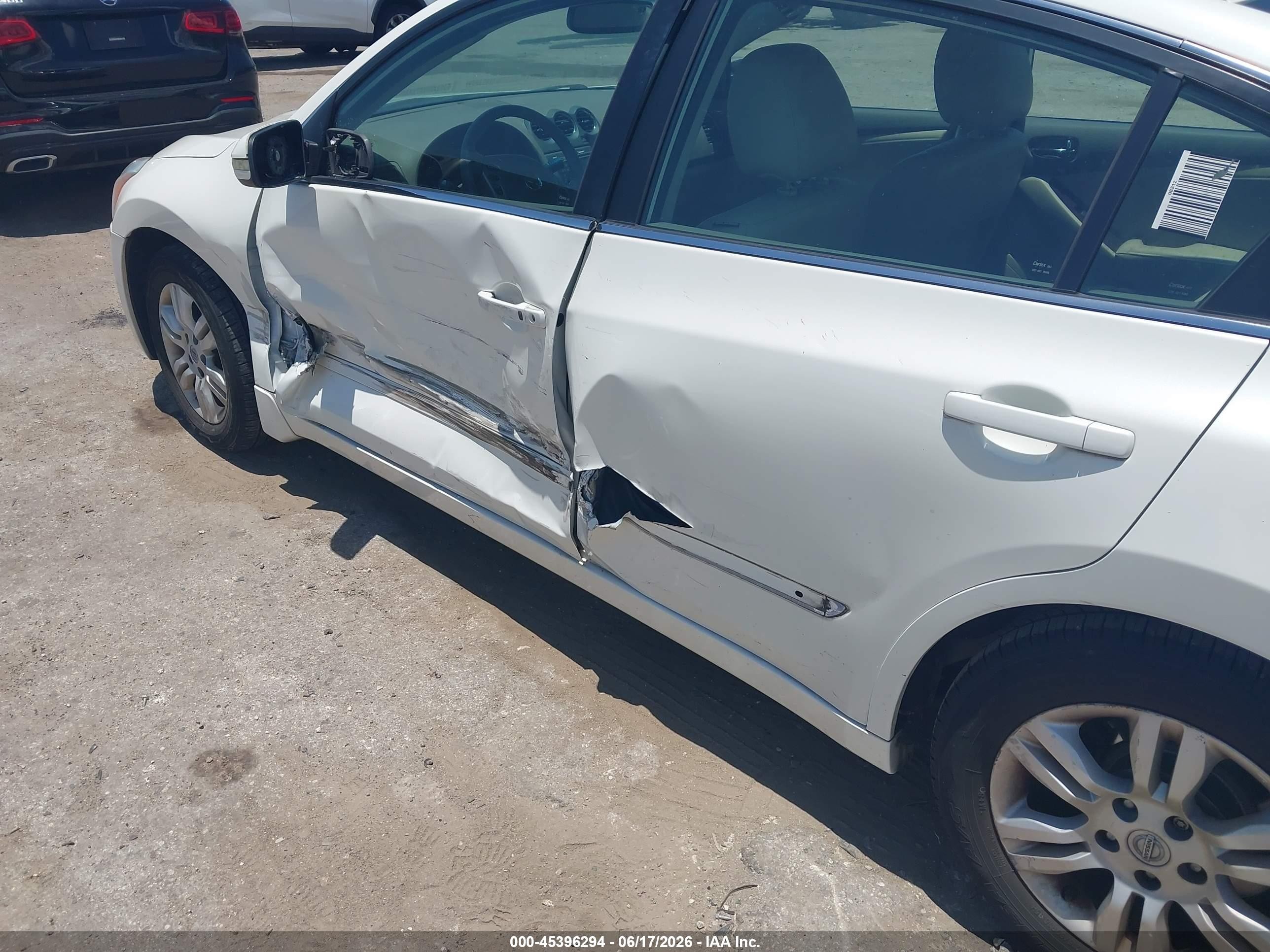 2011 Nissan Altima 2.5 S White vin: 1N4AL2AP3BN478248
