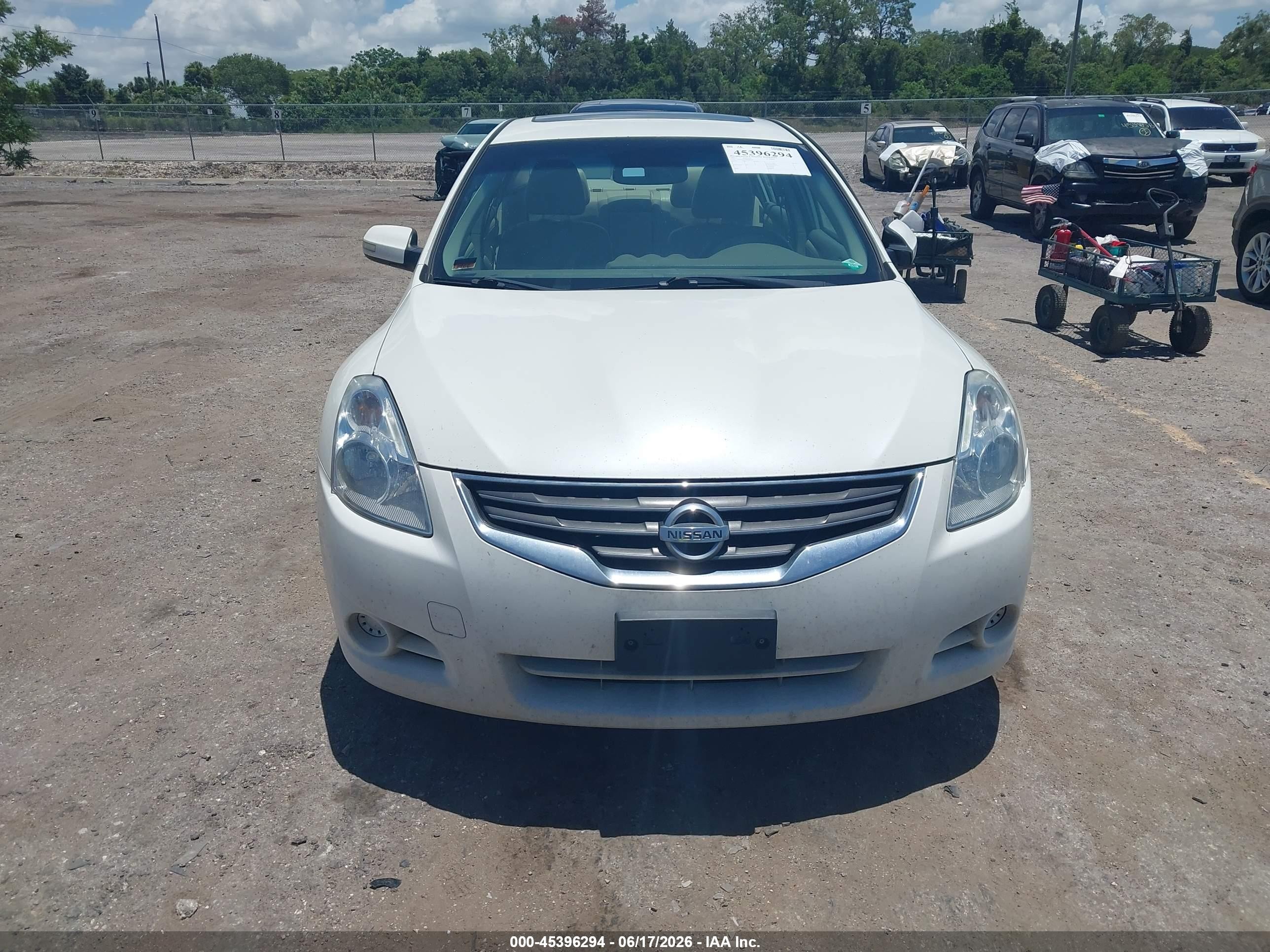 2011 Nissan Altima 2.5 S White vin: 1N4AL2AP3BN478248