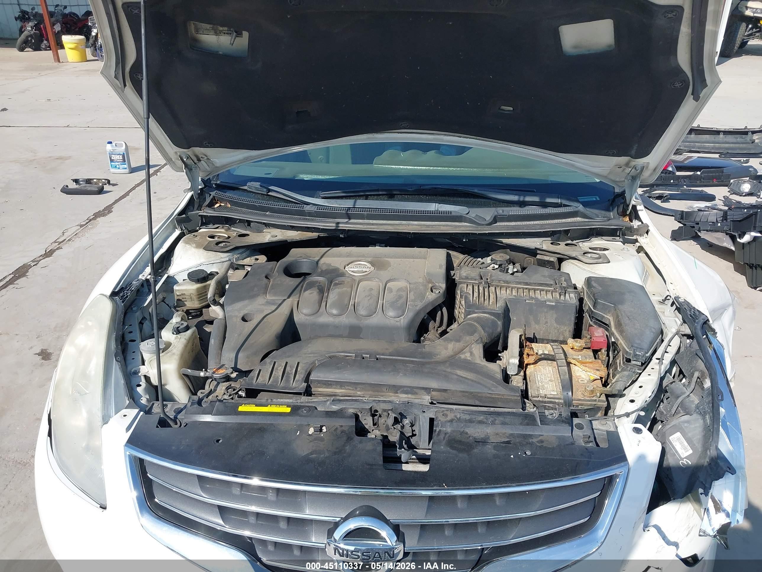 2011 Nissan Altima 2.5 S White vin: 1N4AL2AP3BN514374