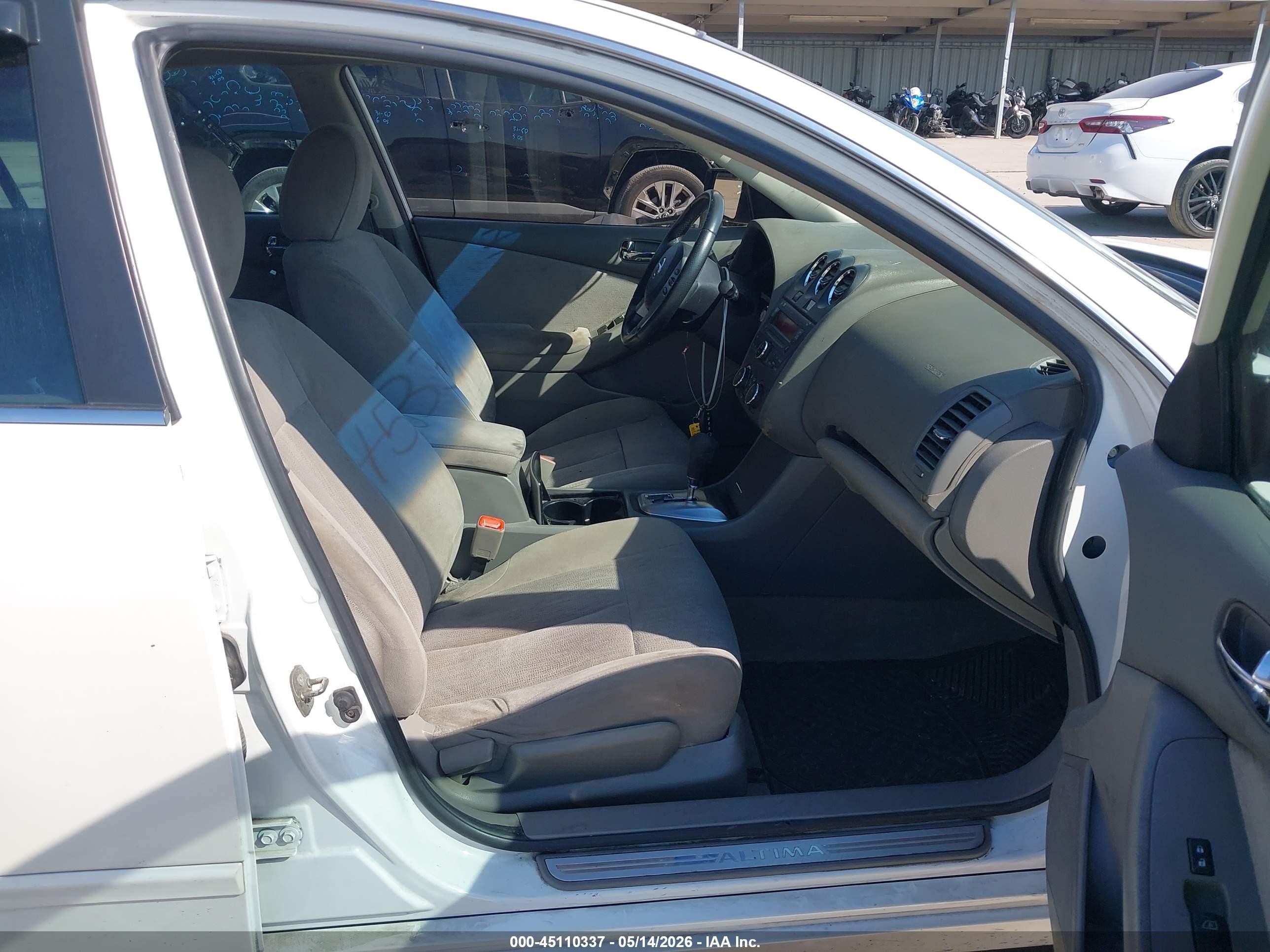 2011 Nissan Altima 2.5 S White vin: 1N4AL2AP3BN514374