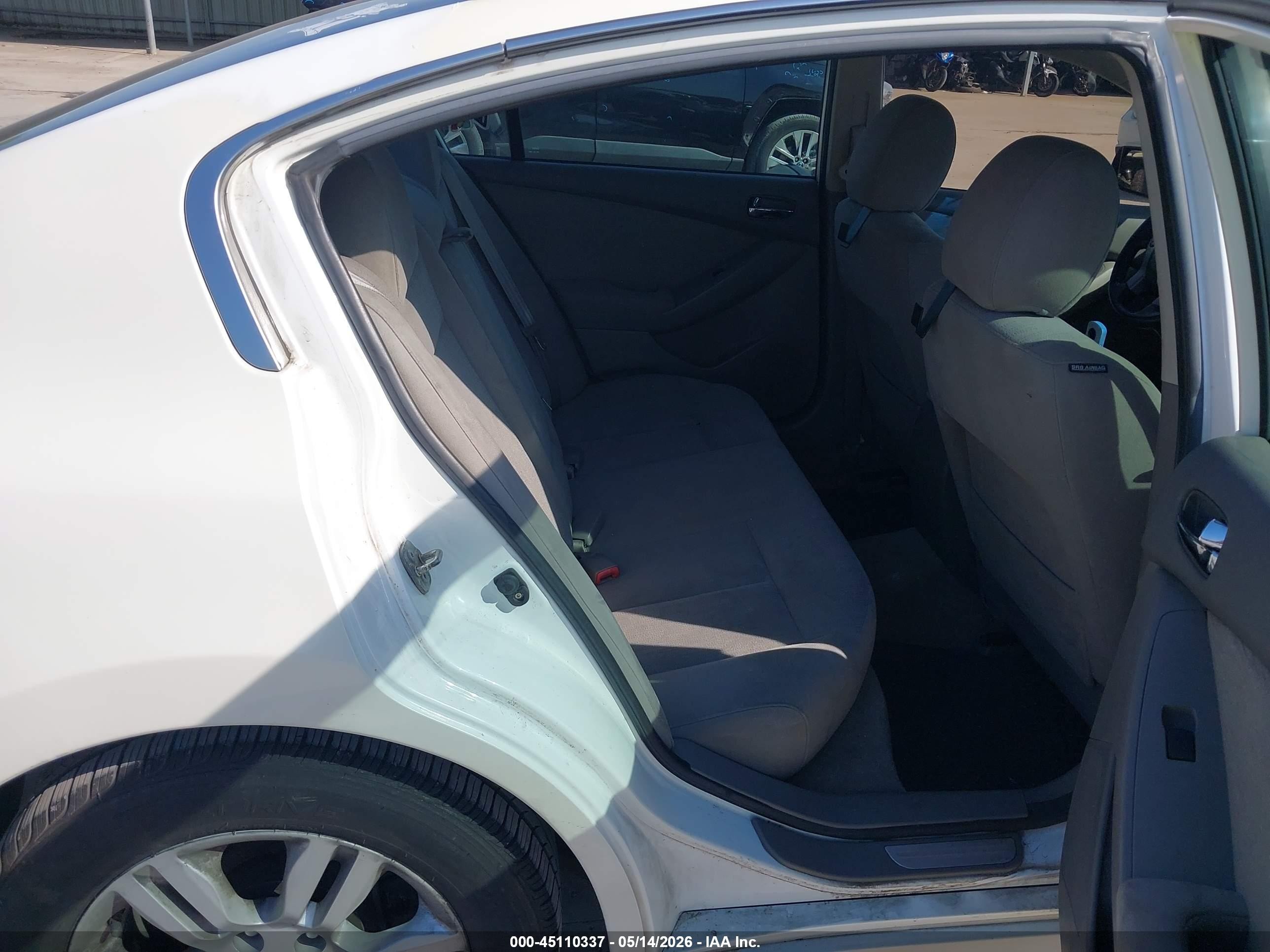 2011 Nissan Altima 2.5 S White vin: 1N4AL2AP3BN514374