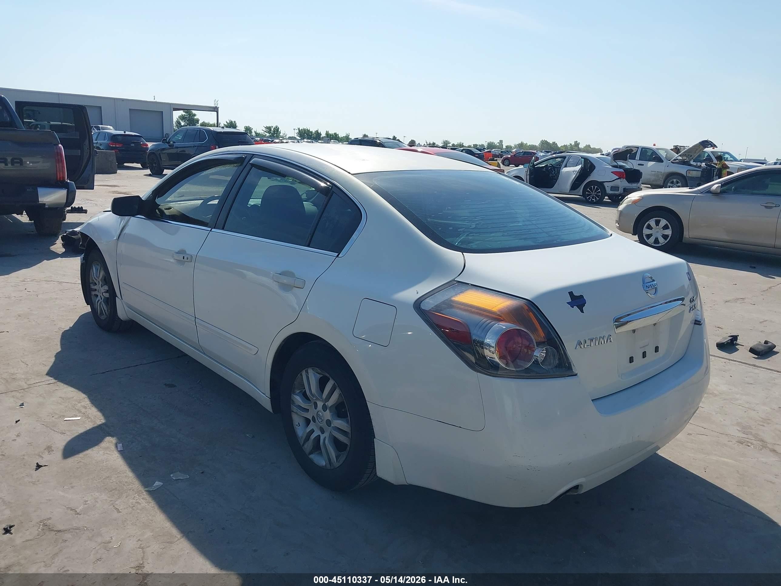 2011 Nissan Altima 2.5 S White vin: 1N4AL2AP3BN514374