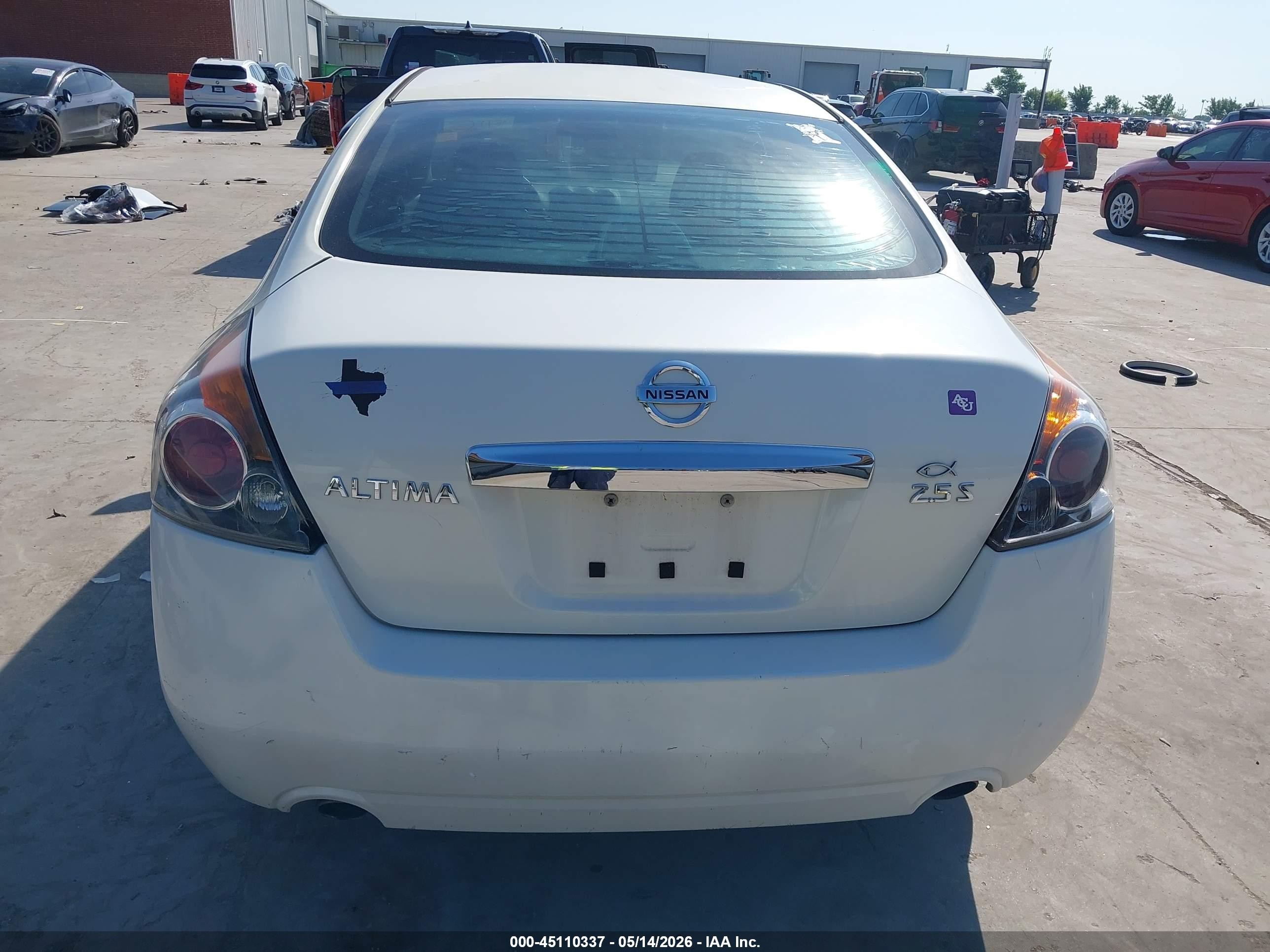 2011 Nissan Altima 2.5 S White vin: 1N4AL2AP3BN514374