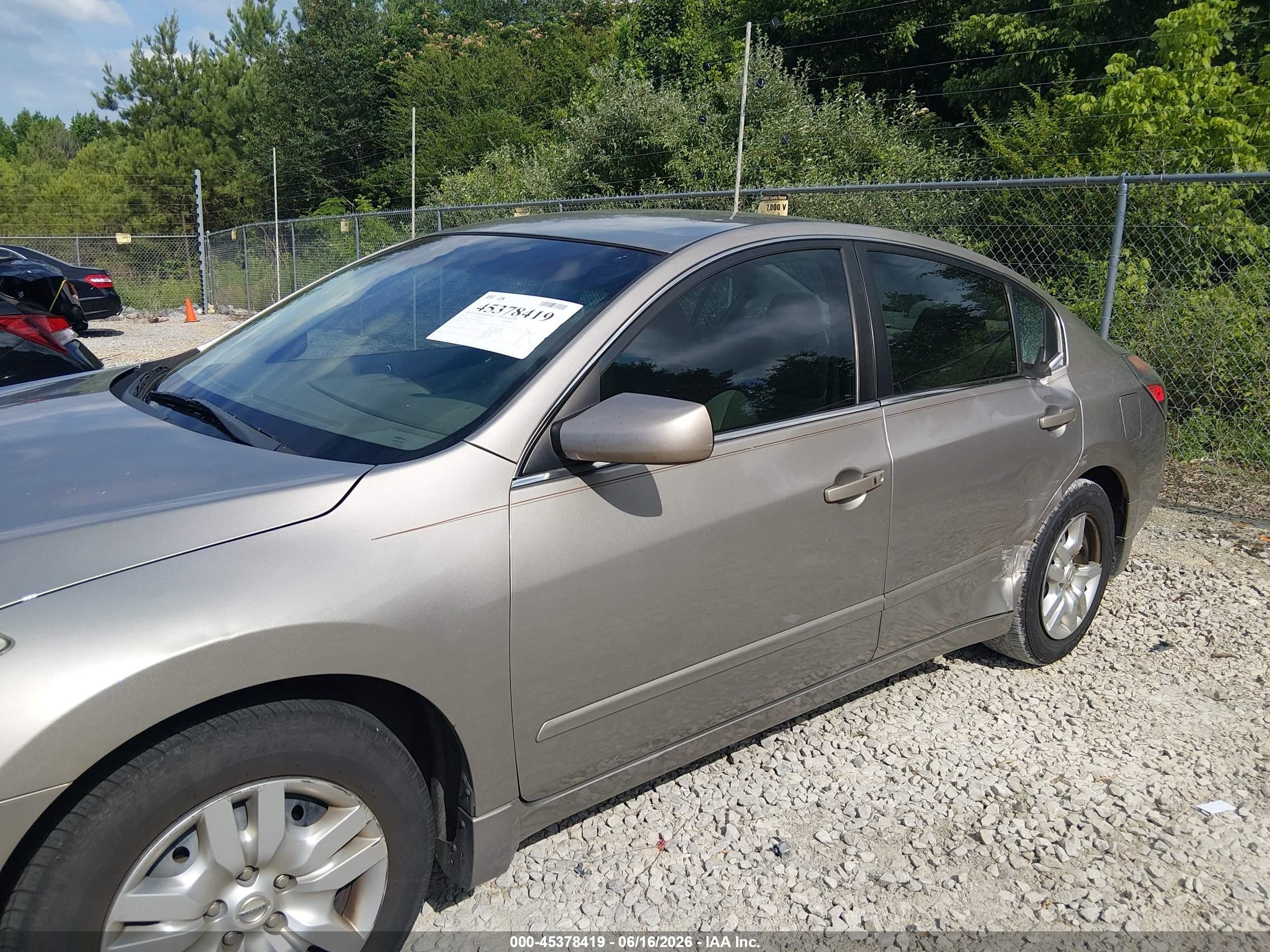 2012 Nissan Altima 2.5 S Tan vin: 1N4AL2AP3CC109922